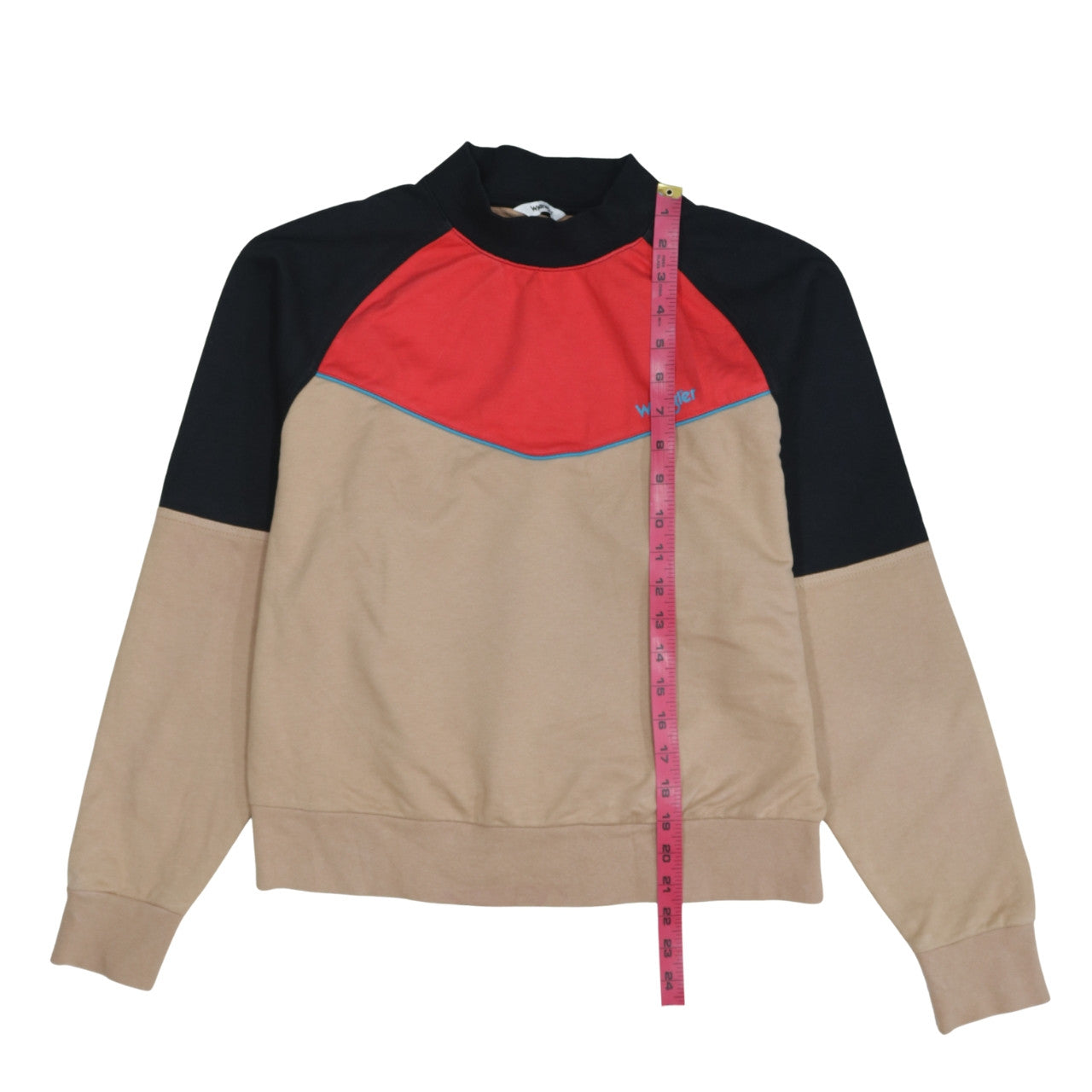 Wrangler Men's Multicoloured High Neck Cotton Sweatshirt Size S