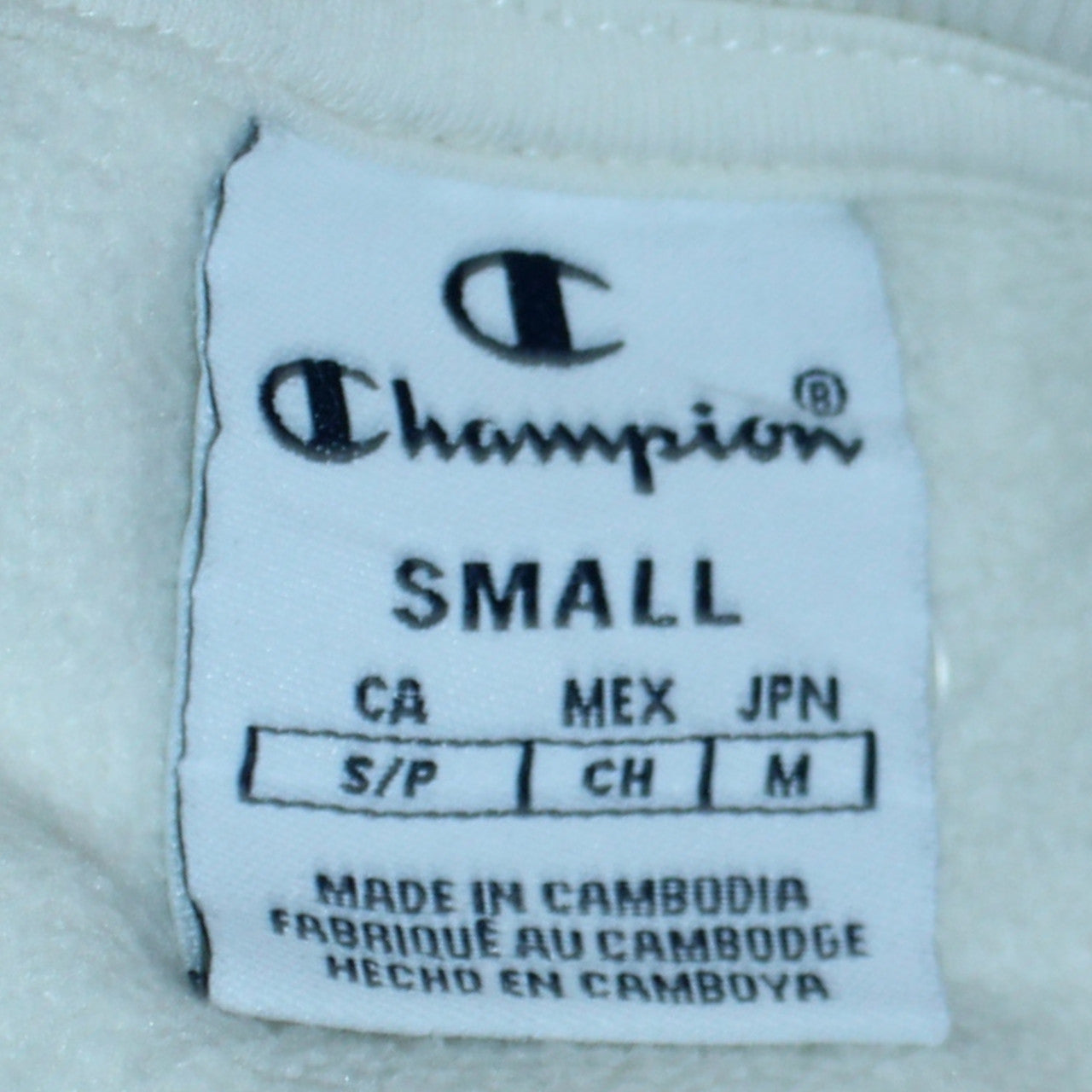 Champion Womens Pink White Small Colourblock Pullover Sweatshirt