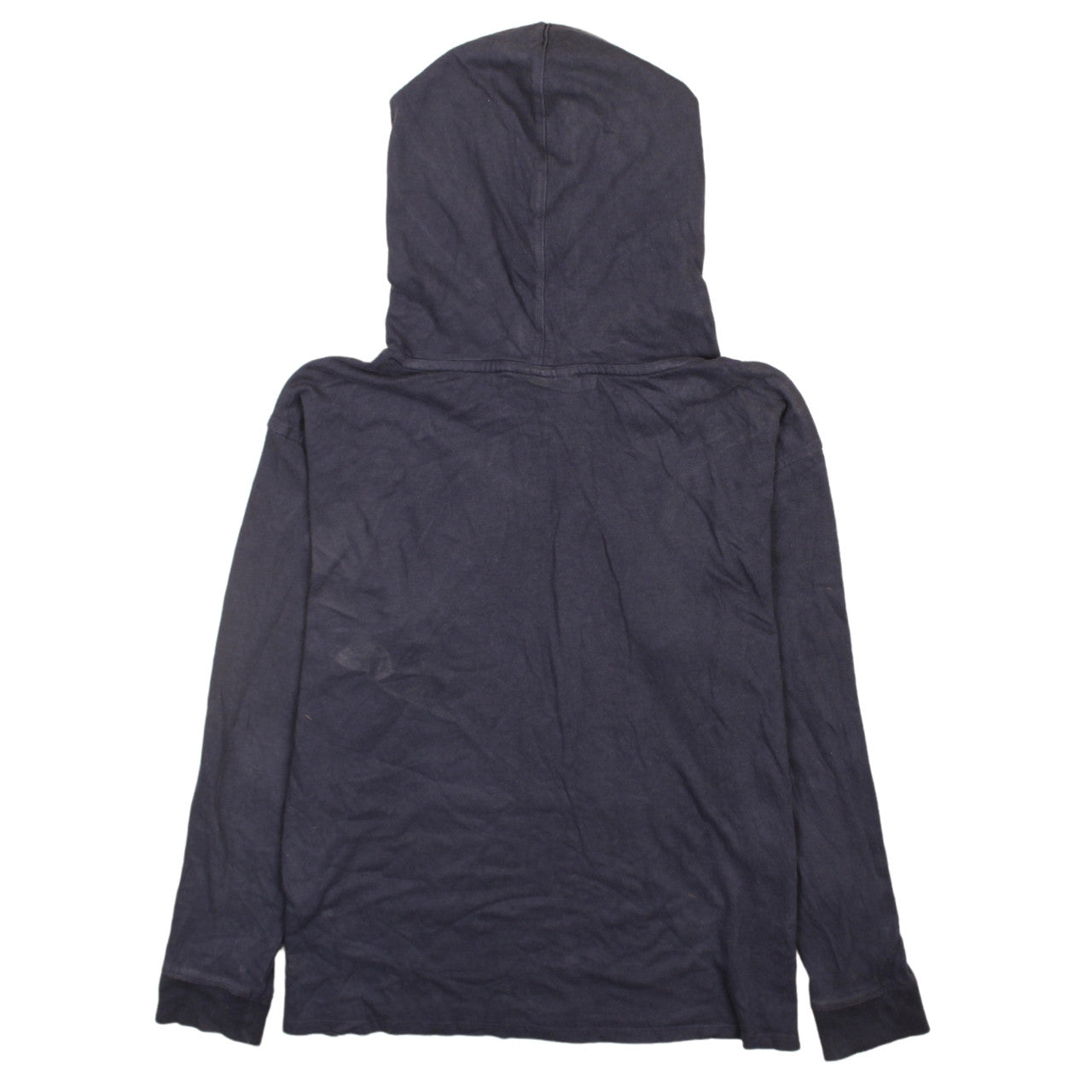 Champion Men's Blue Pullover Hoodie M Logo Sports Cotton