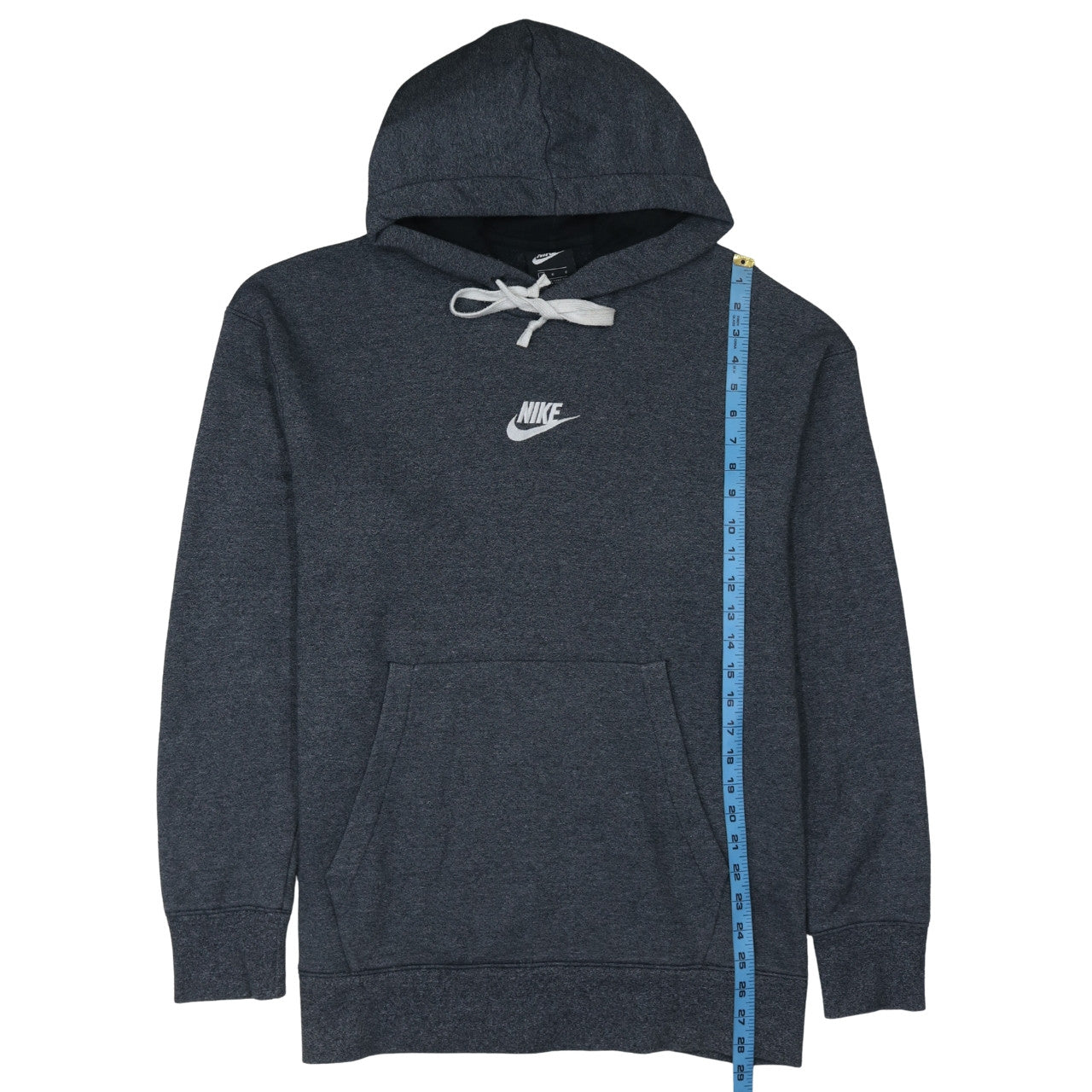 Nike Men's Grey Pullover Hoodie L Regular Fit Sportswear