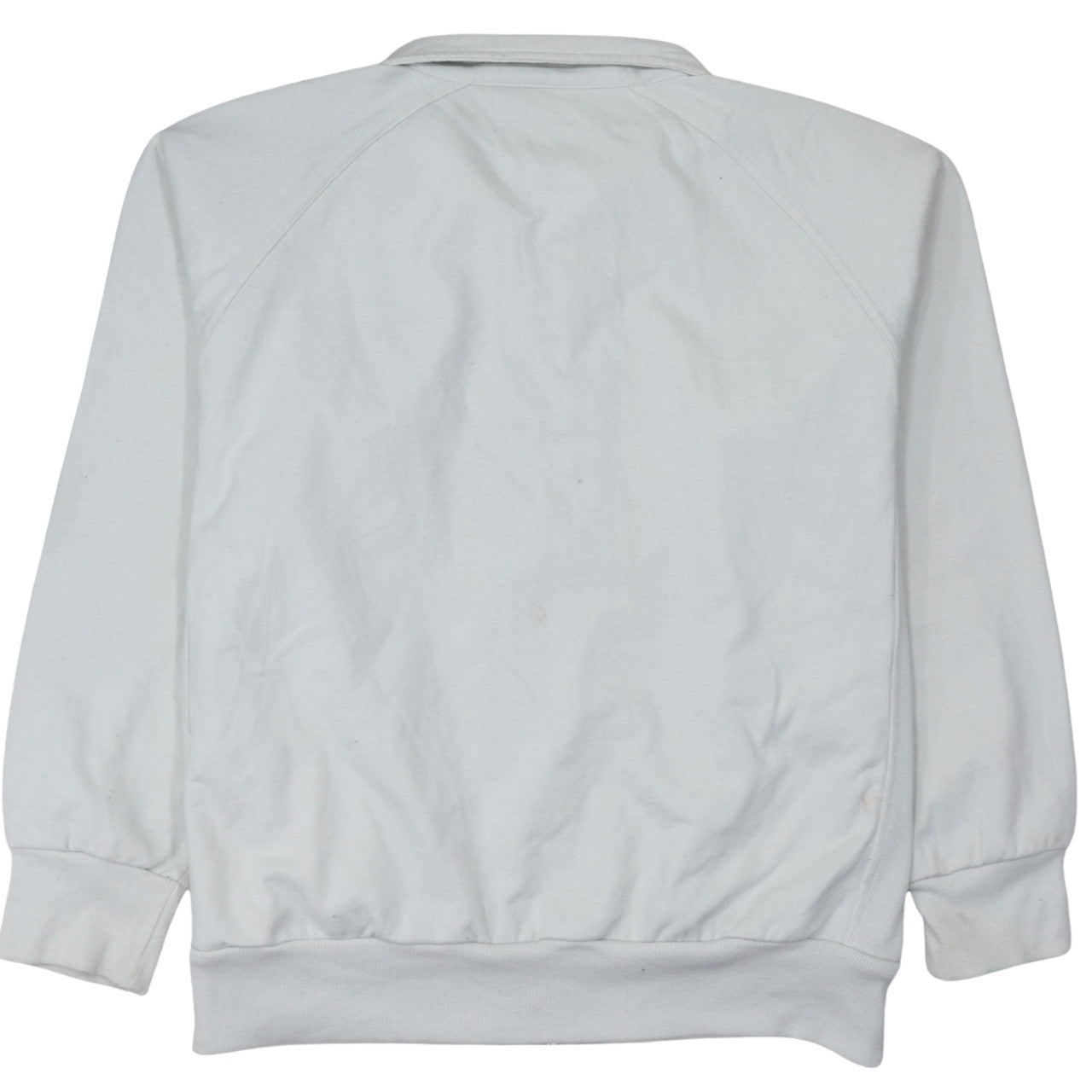 Puma Men's White Full Zip Sweatshirt L High Neck Logo Jacket