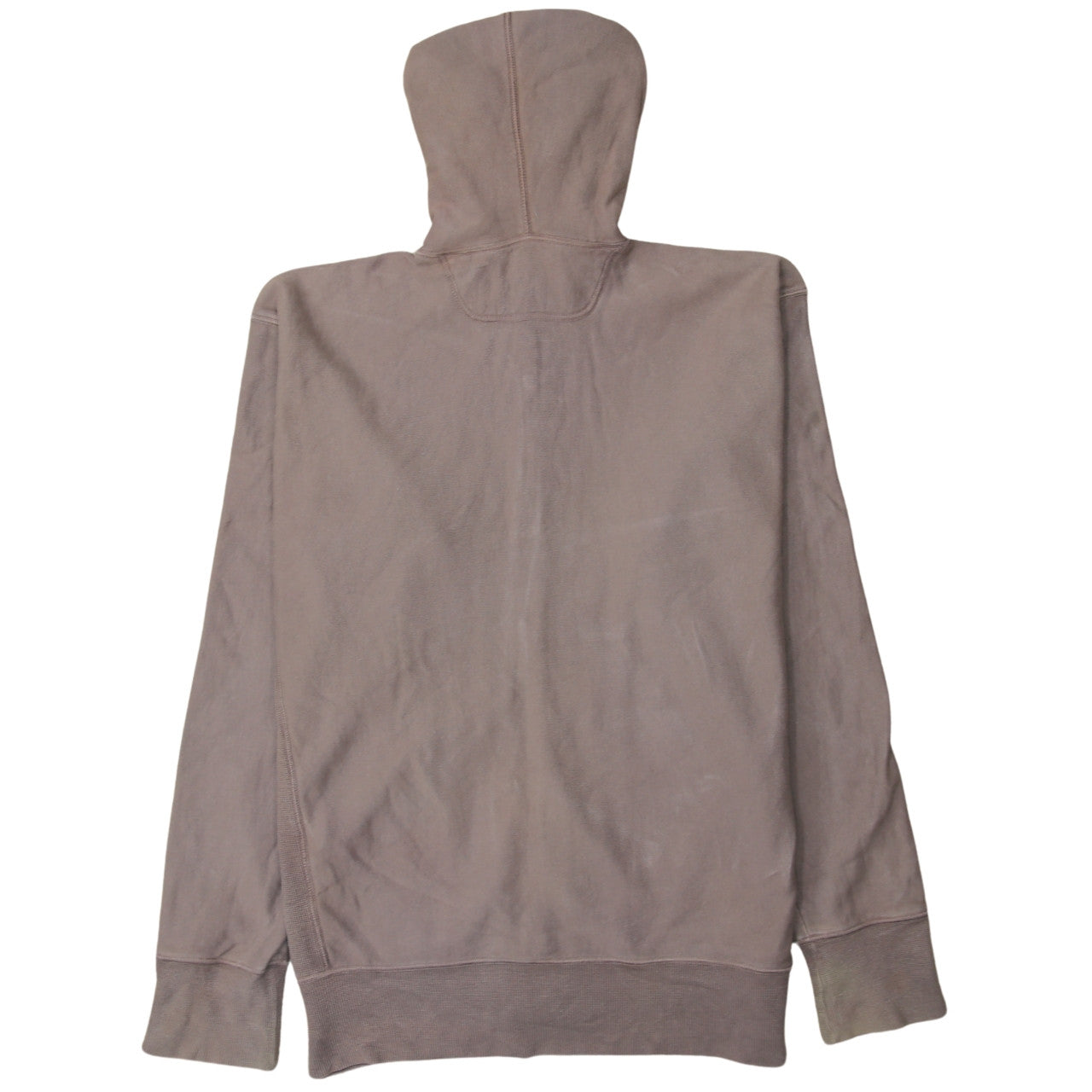 Diesel Men’s Brown Full Zip Hoodie L Logo Sleeve Cotton