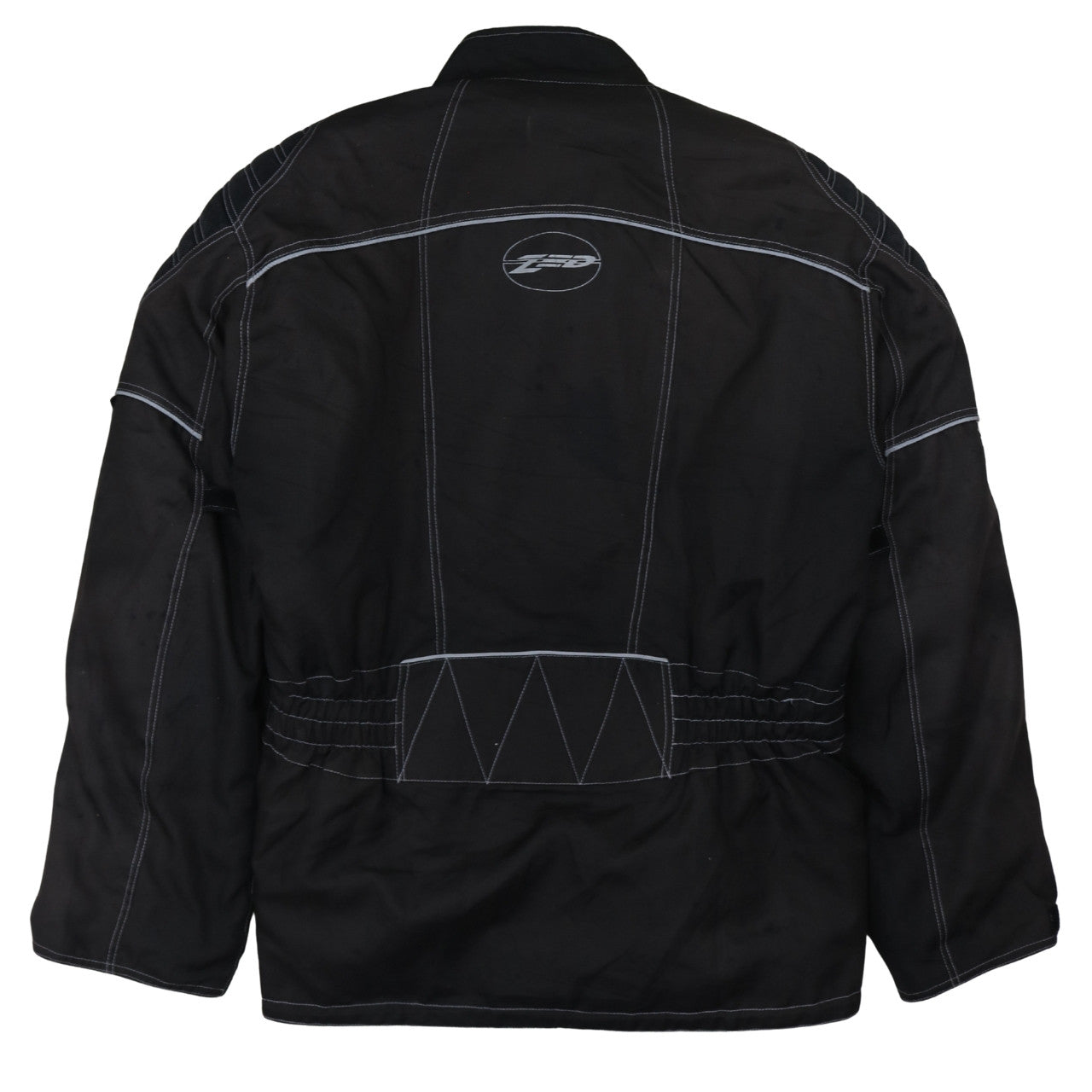 Zee Men's Black 3XL Waterproof Motorcycle Jacket with Belt