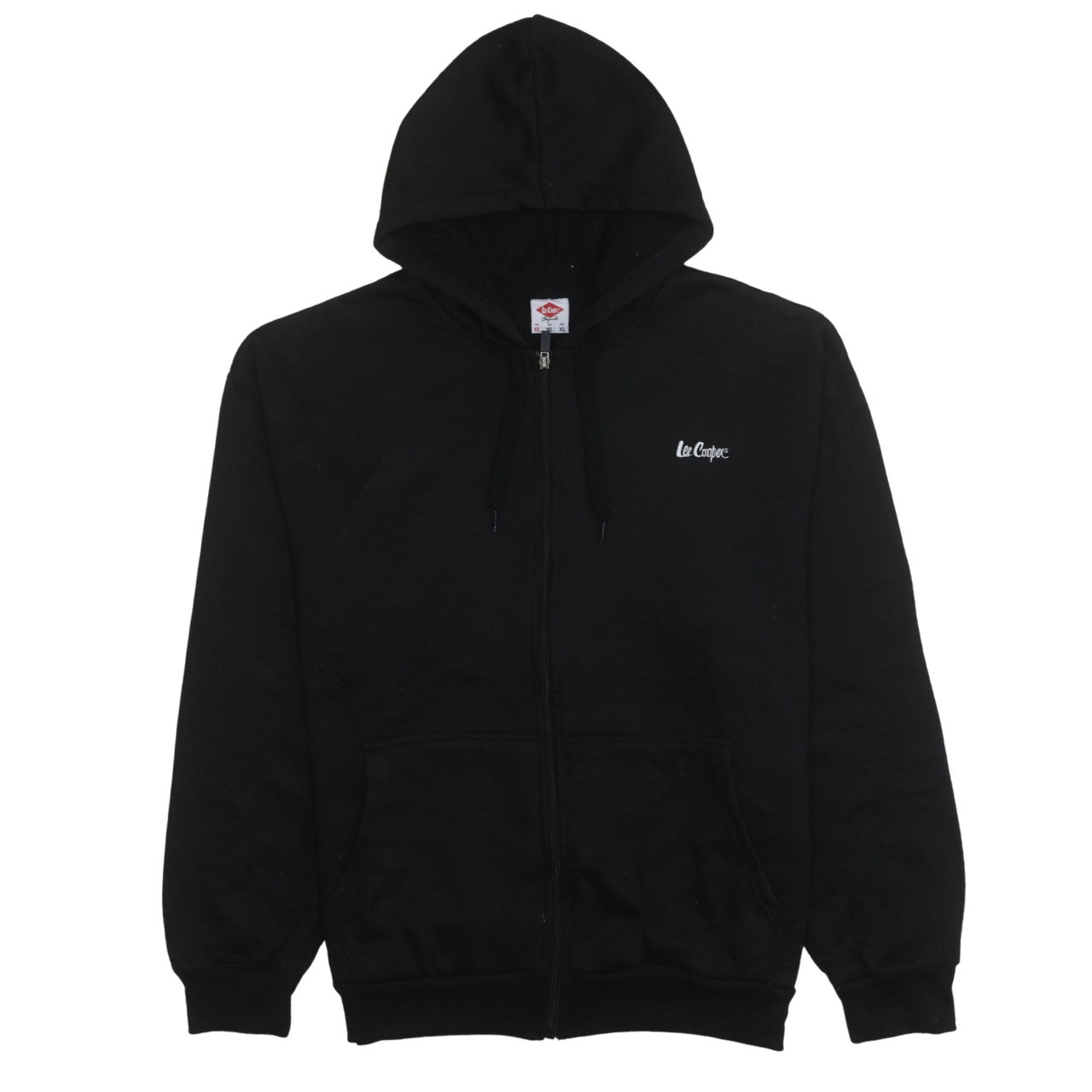 Lee Cooper Mens Black XL Full Zip Hoodie Sweatshirt