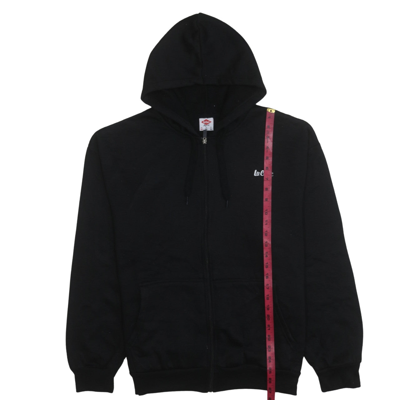 Lee Cooper Mens Black XL Full Zip Hoodie Sweatshirt