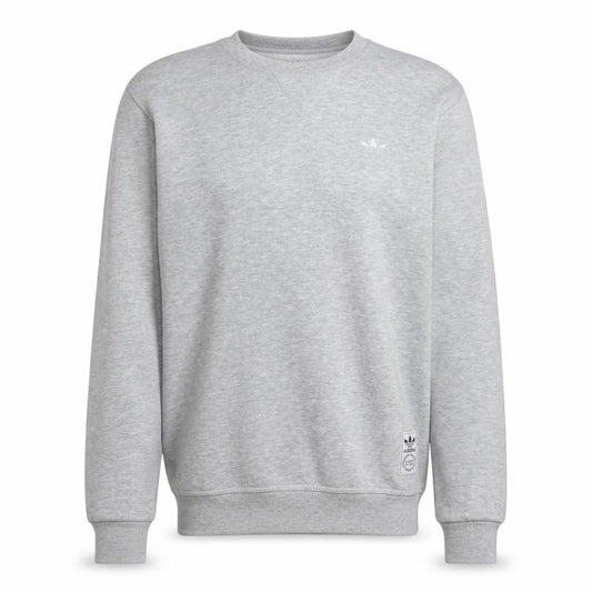 Adidas Men's Grey Crew Neck Pullover Sweatshirt Size S