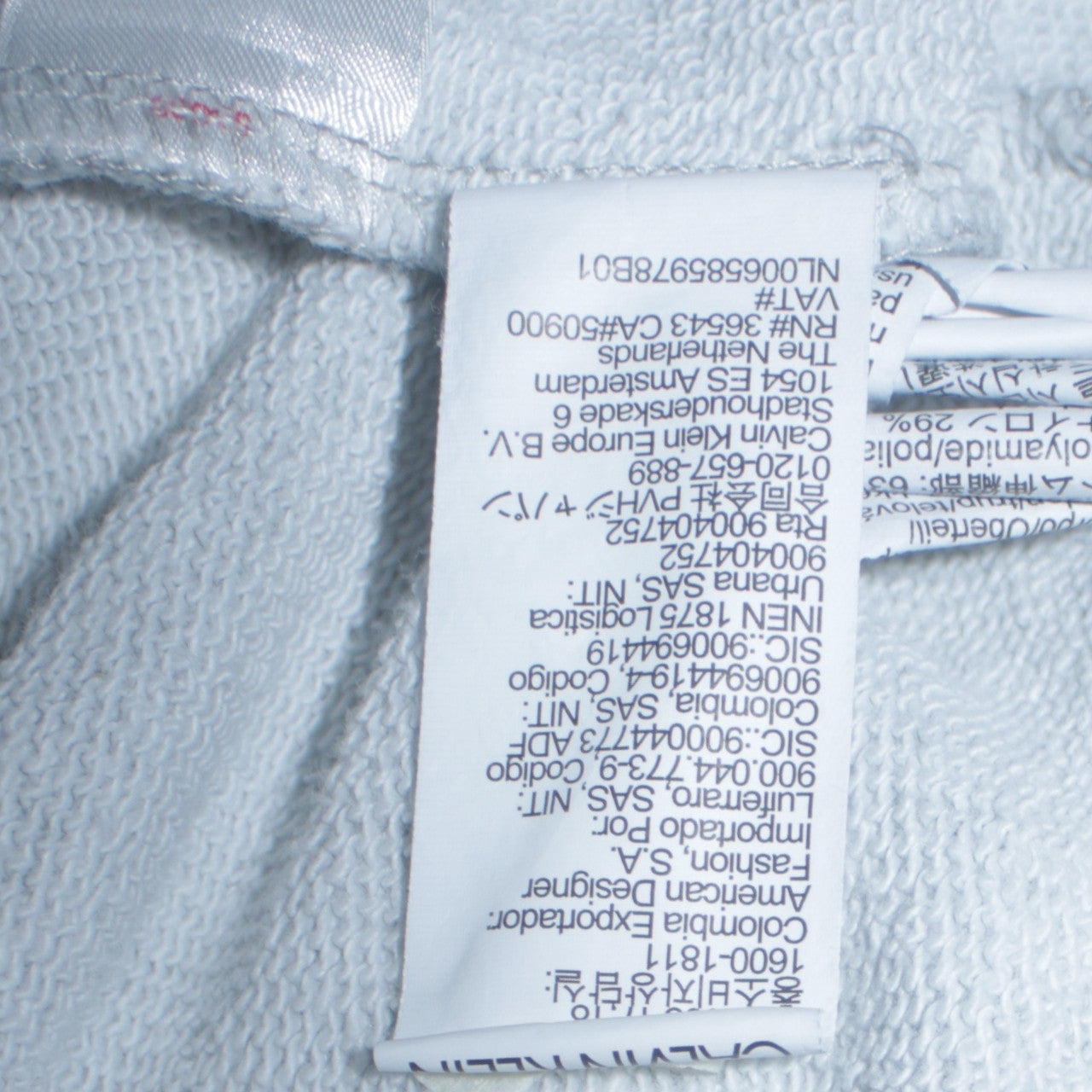 Calvin Klein Women Grey Crew Neck Pullover Sweatshirt M Cotton Blend