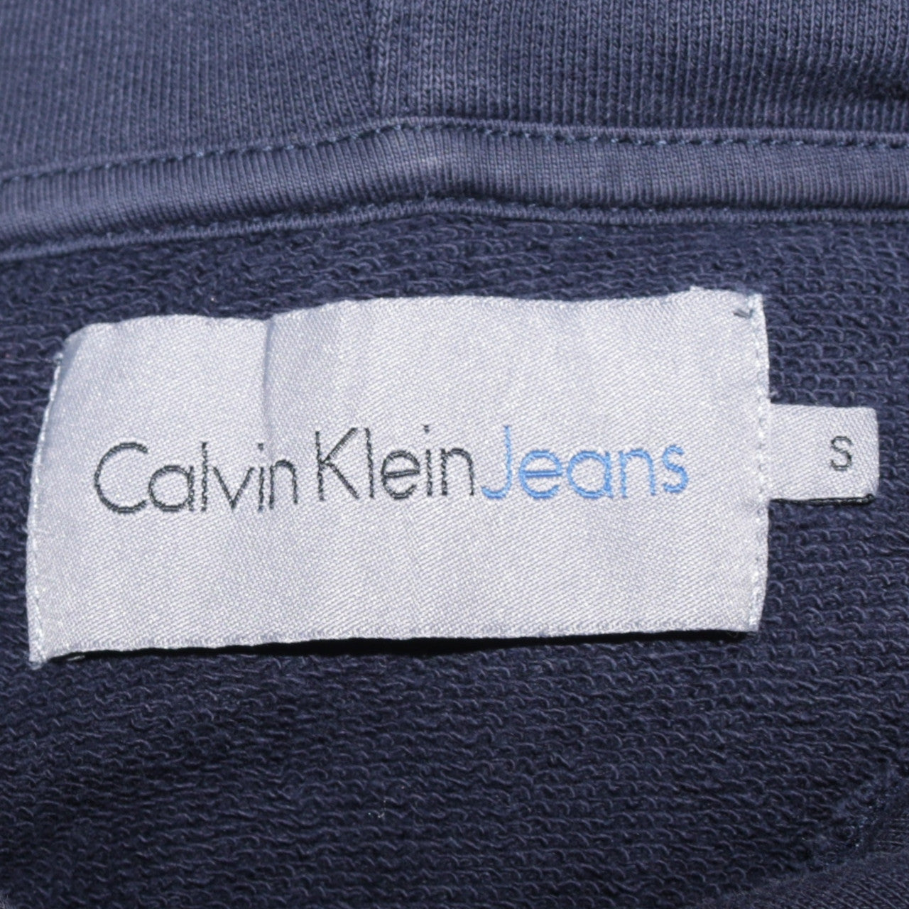 Calvin Klein Jeans Men's Blue Small Pullover Hoodie