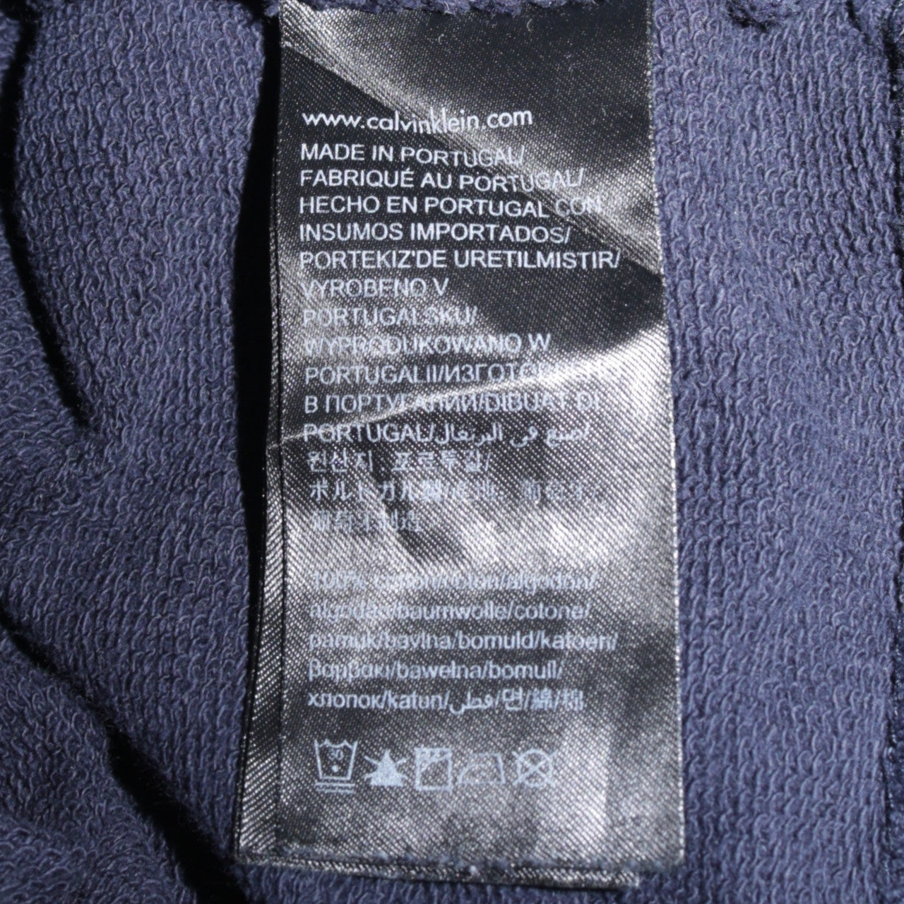 Calvin Klein Jeans Men's Blue Small Pullover Hoodie