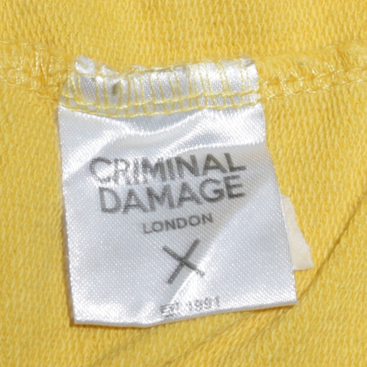 Criminal Damage Pokémon Pikachu Yellow Men's Sweatshirt Size S