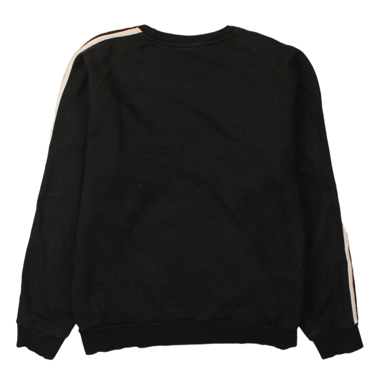 Adidas Mens Black L Crew Neck Pullover Sweatshirt Sports Jersey