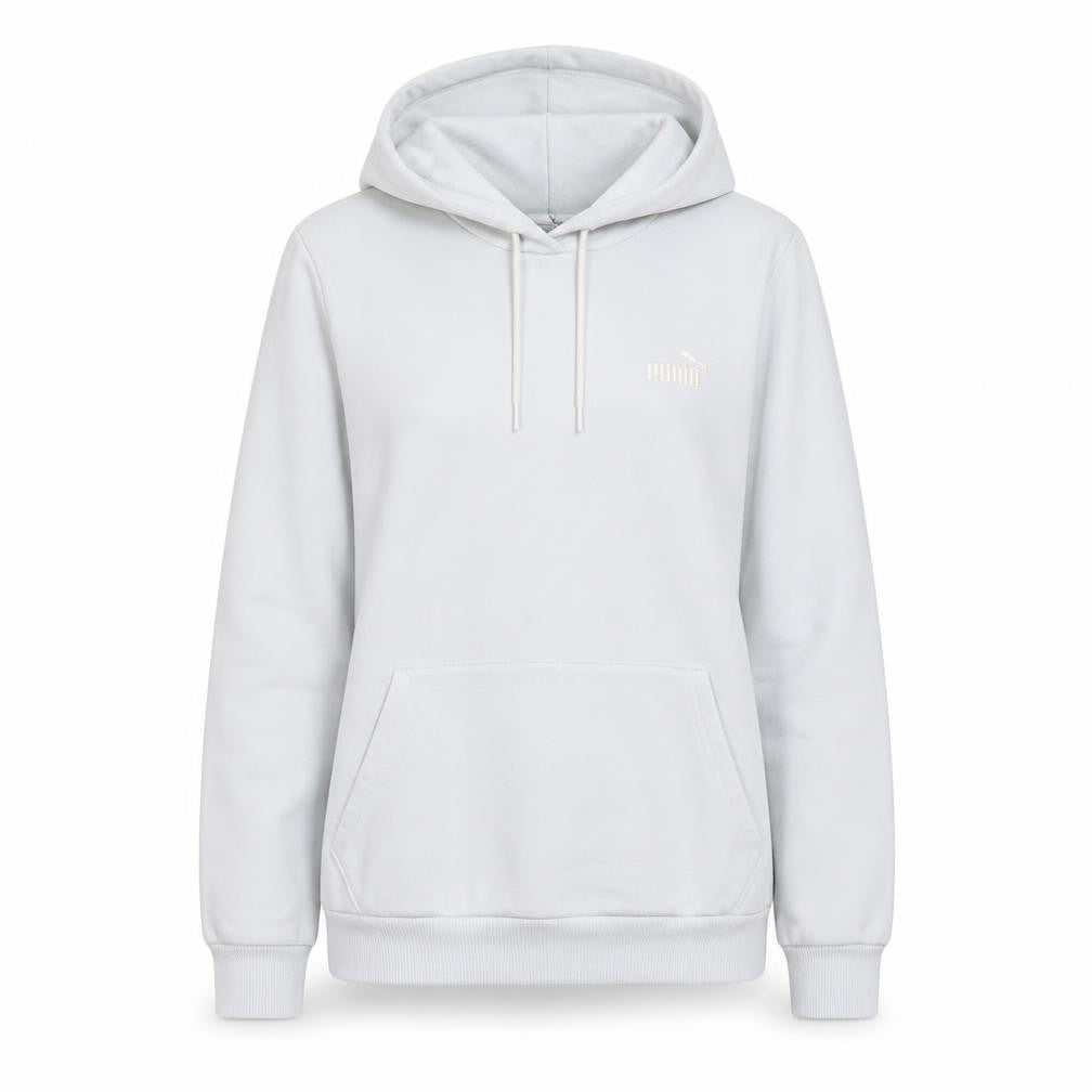 Puma Women's White Pullover Hoodie Size L Casual Sweatshirt