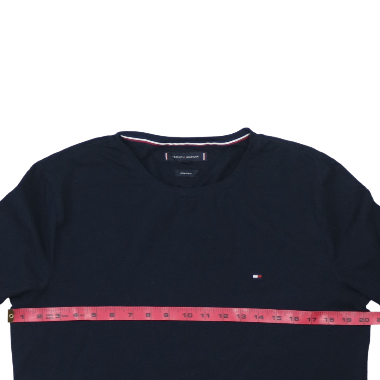 Tommy Hilfiger Men Blue Long Sleeve Extra Slim Fit Cotton T-Shirt M