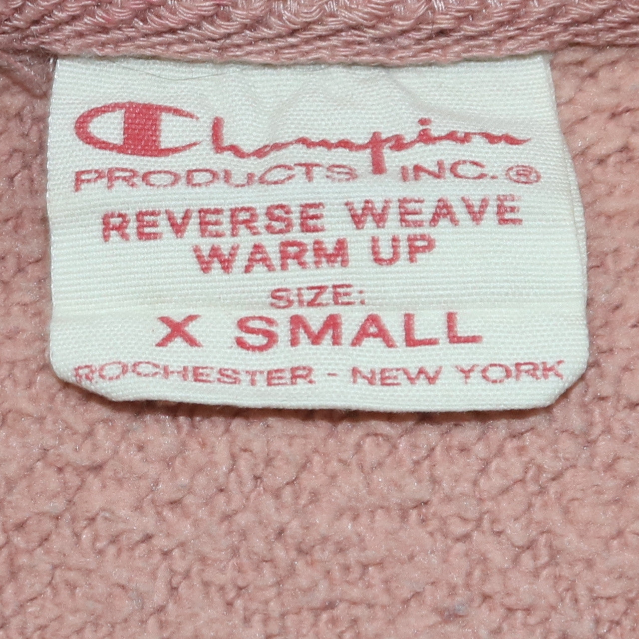 Champion Men's Pink Reverse Weave XS Pullover Sweatshirt