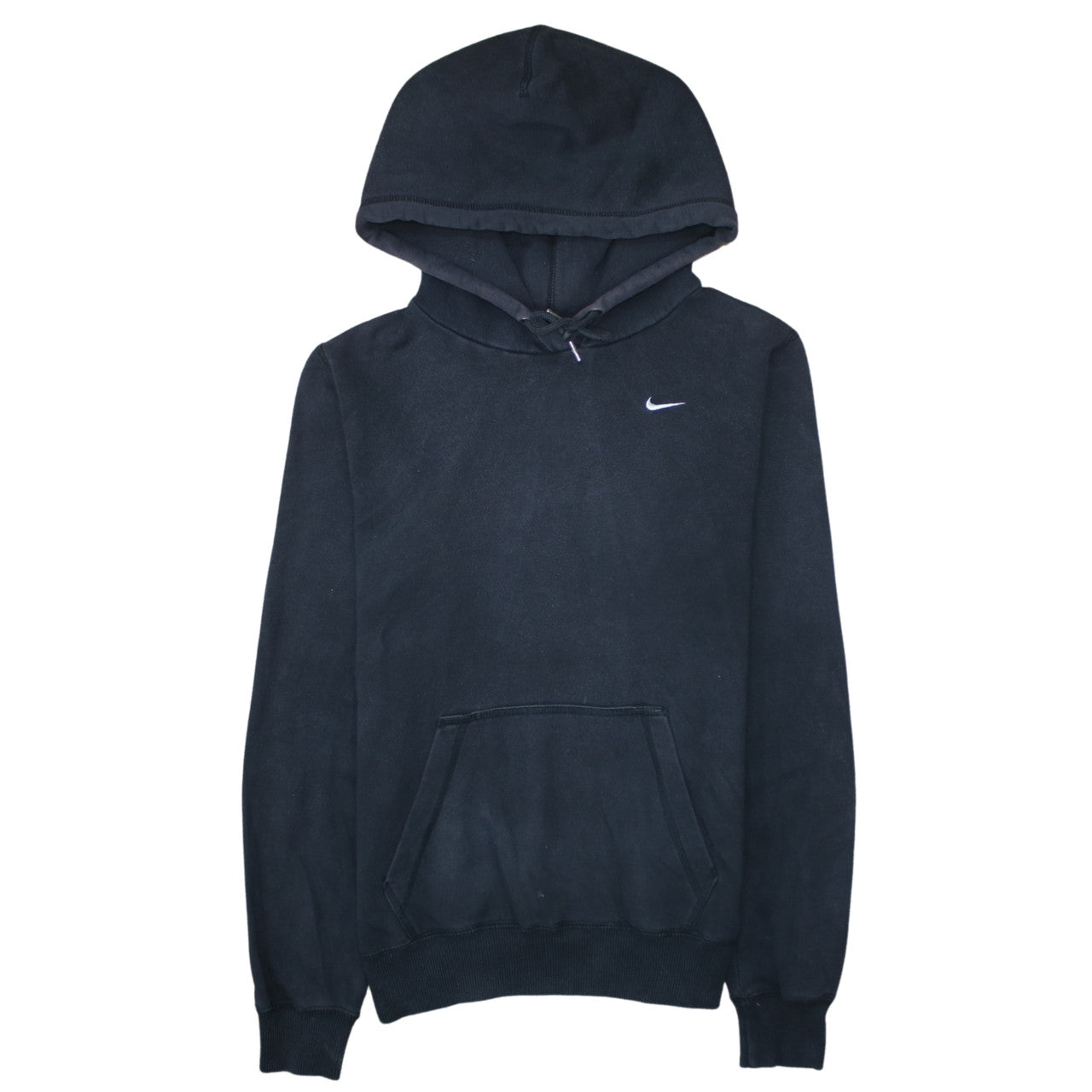 Nike Men’s Black Pullover Hoodie S Logo Fleece Sweatshirt