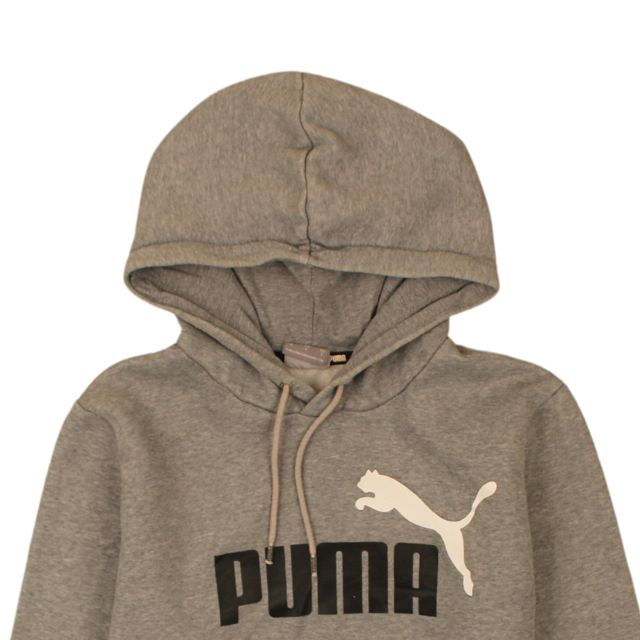 Puma Men's Grey Pullover Hoodie S Regular Fit Sportswear