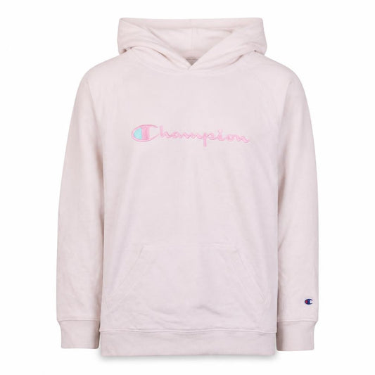 Champion Girls White XL Pullover Hoodie with Embroidered Logo