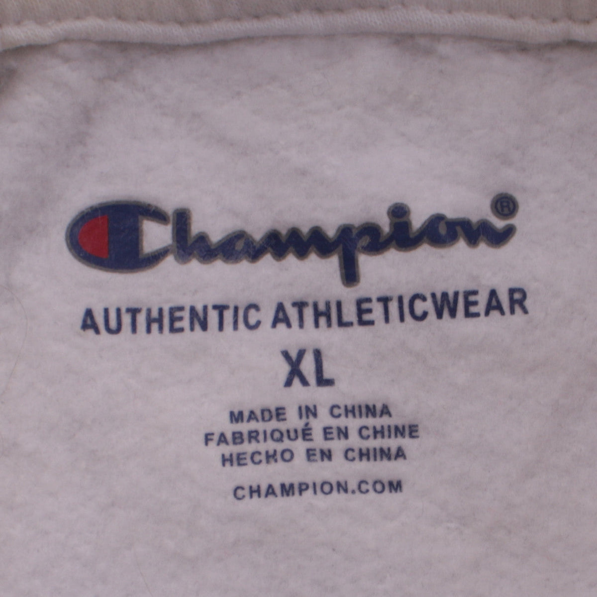 Champion Girls White XL Pullover Hoodie with Embroidered Logo