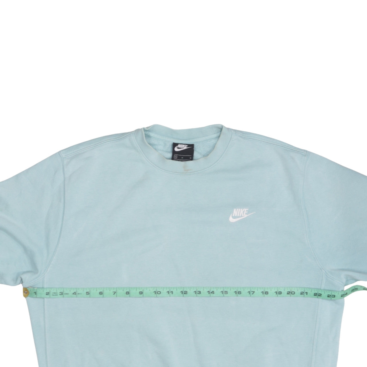 Nike Women’s Blue Crew Neck Pullover Sweatshirt M Cotton Blend