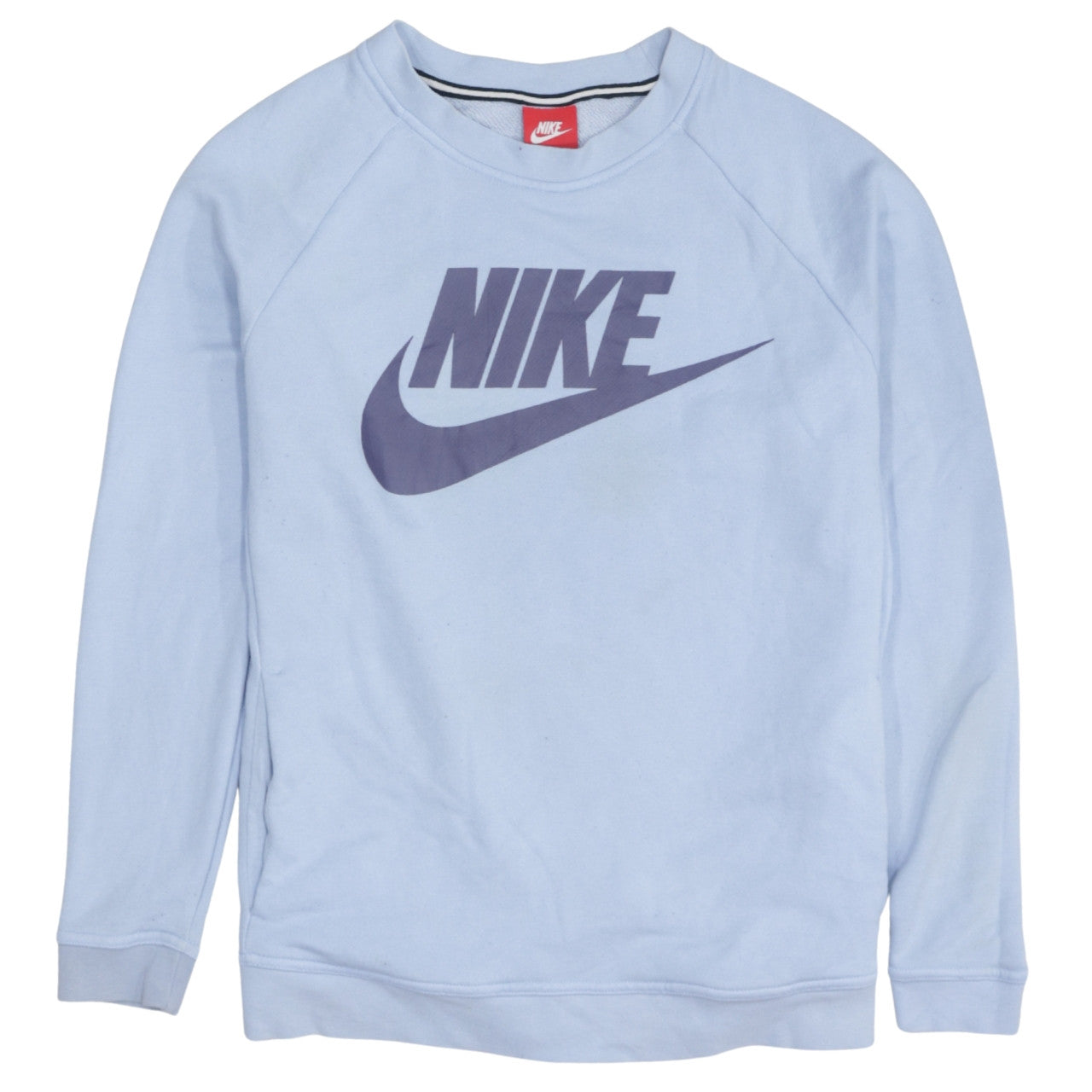 Nike Women’s Light Blue Logo Pullover Sweatshirt Size M