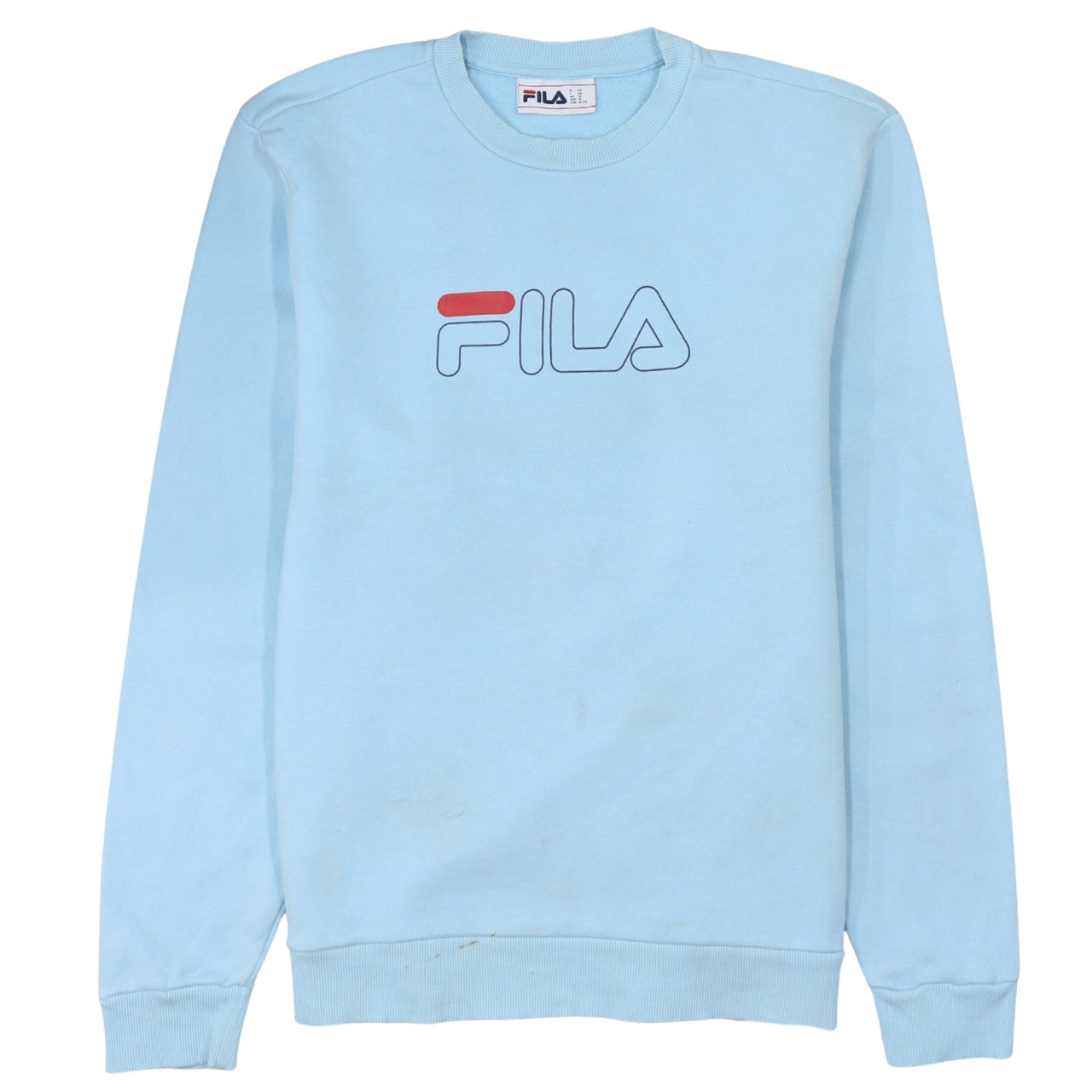 FILA Men's Blue XL Crew Neck Pullover Sweatshirt with Logo