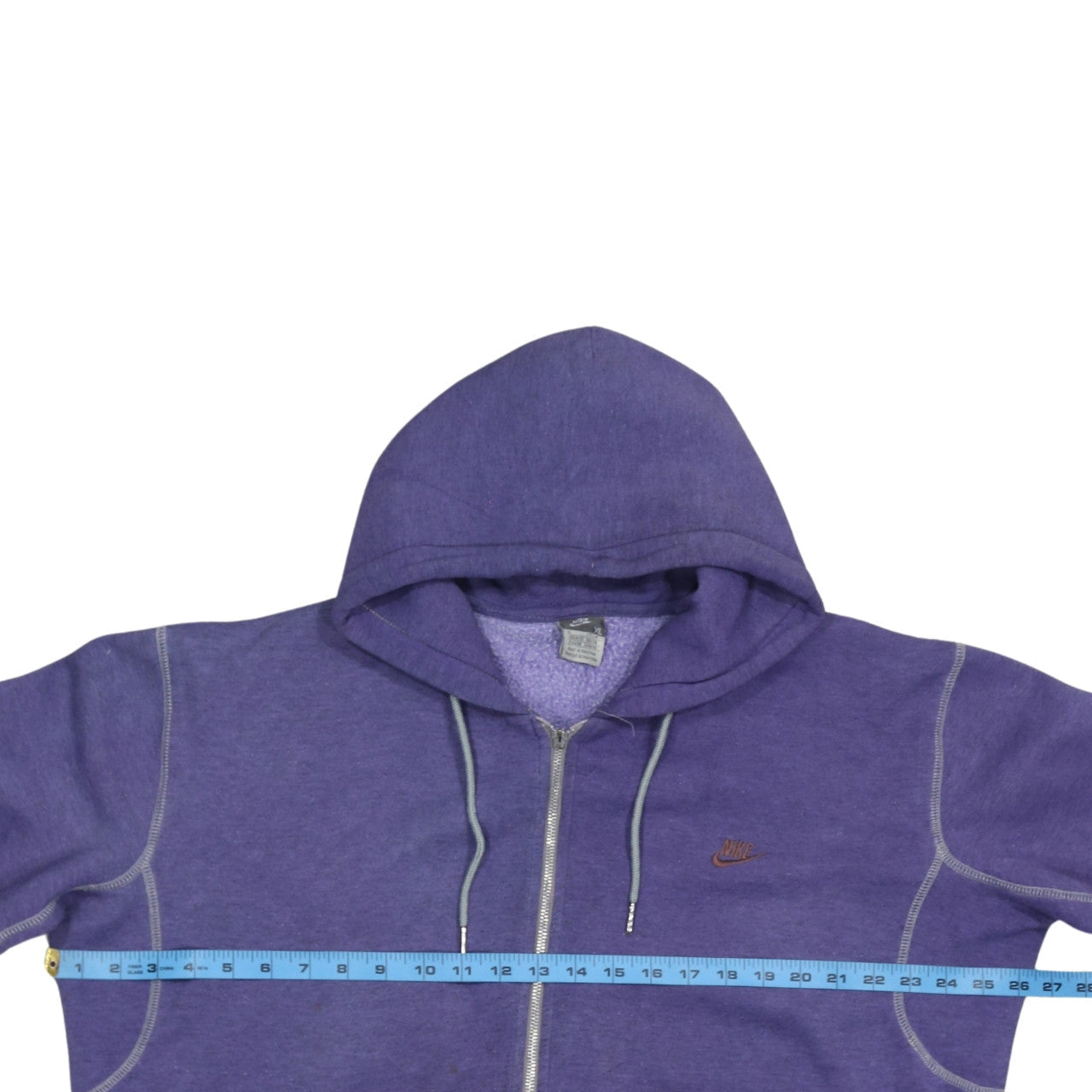 Nike Womens Purple Full Zip Hoodie XL Hooded Sweatshirt Casual