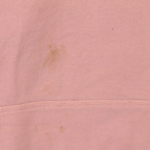 Ellesse Women's Pink Pullover Hoodie UK 18 Casual Fleece Sweatshirt