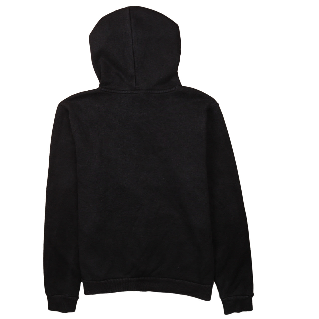 Puma Womens Black Pullover Hoodie Size 16 Logo Graphic Casual