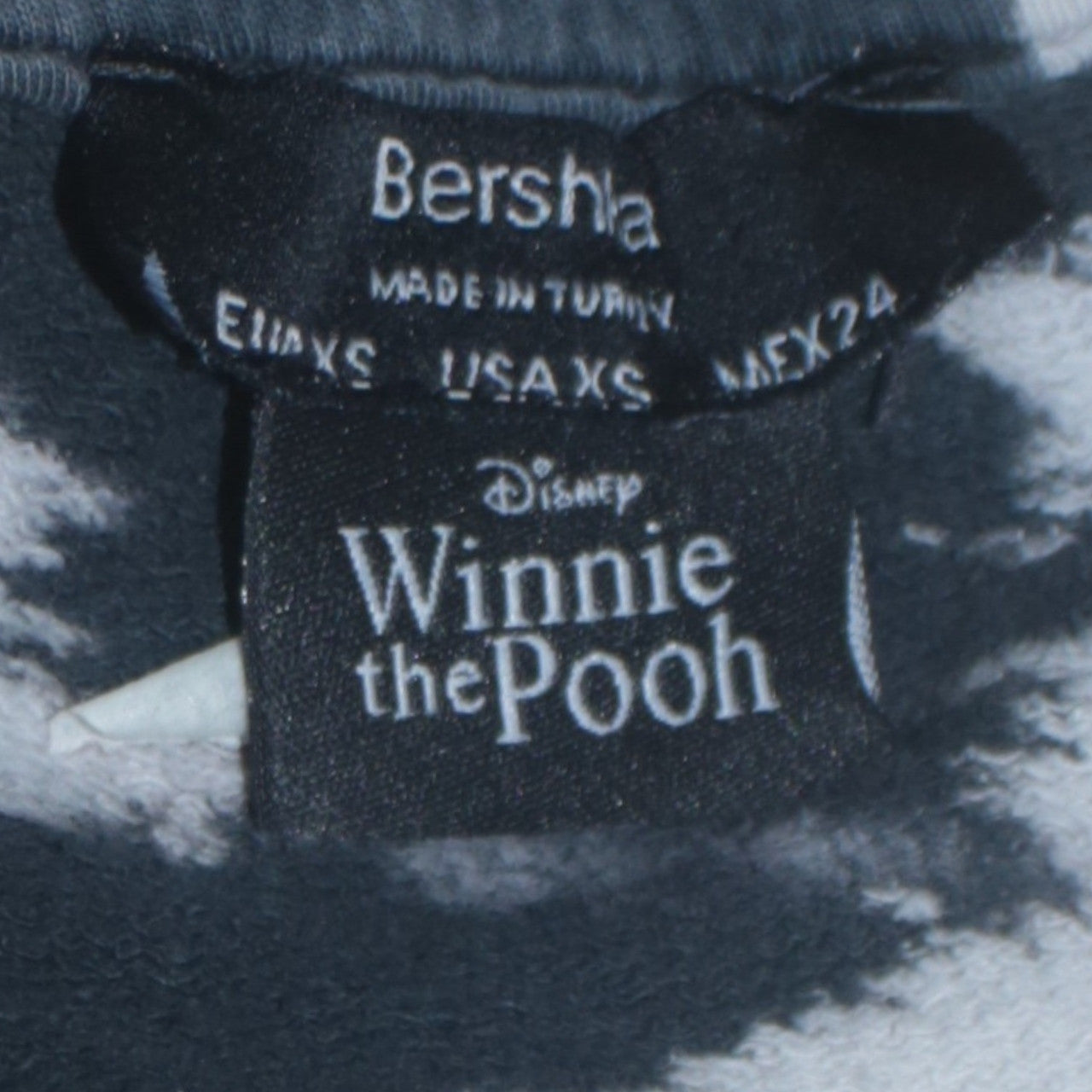 Bershka Women’s Grey Tie Dye Tigger Pullover Sweatshirt XS