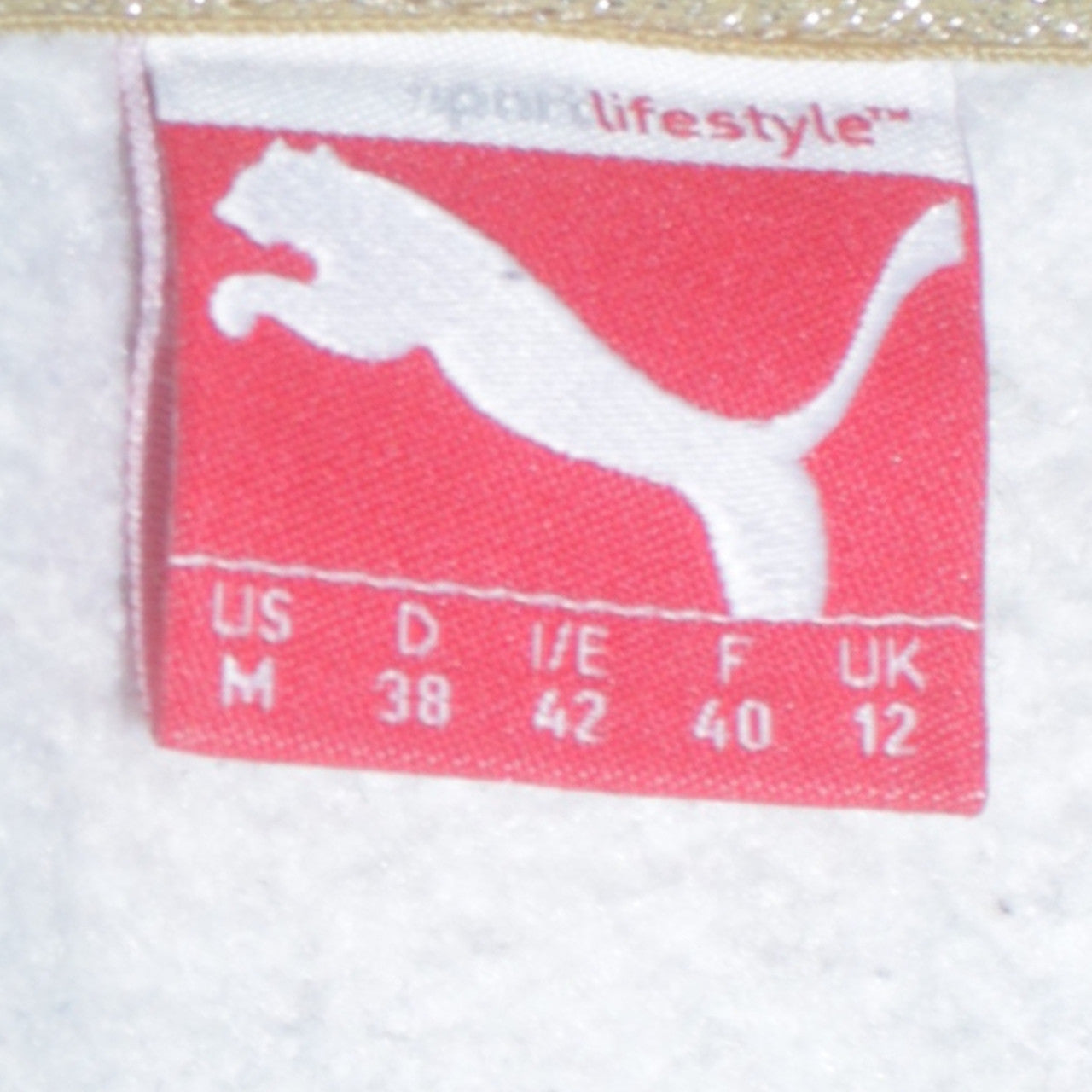 PUMA Womens Grey Animal Print Pullover Hoodie Size 12