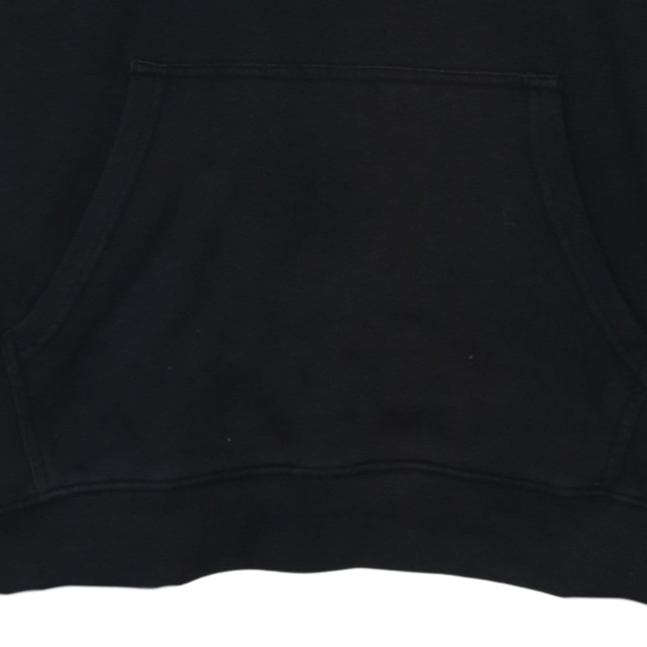 Champion Women Black Hoodie L Pullover Embroidered Logo Cotton Blend
