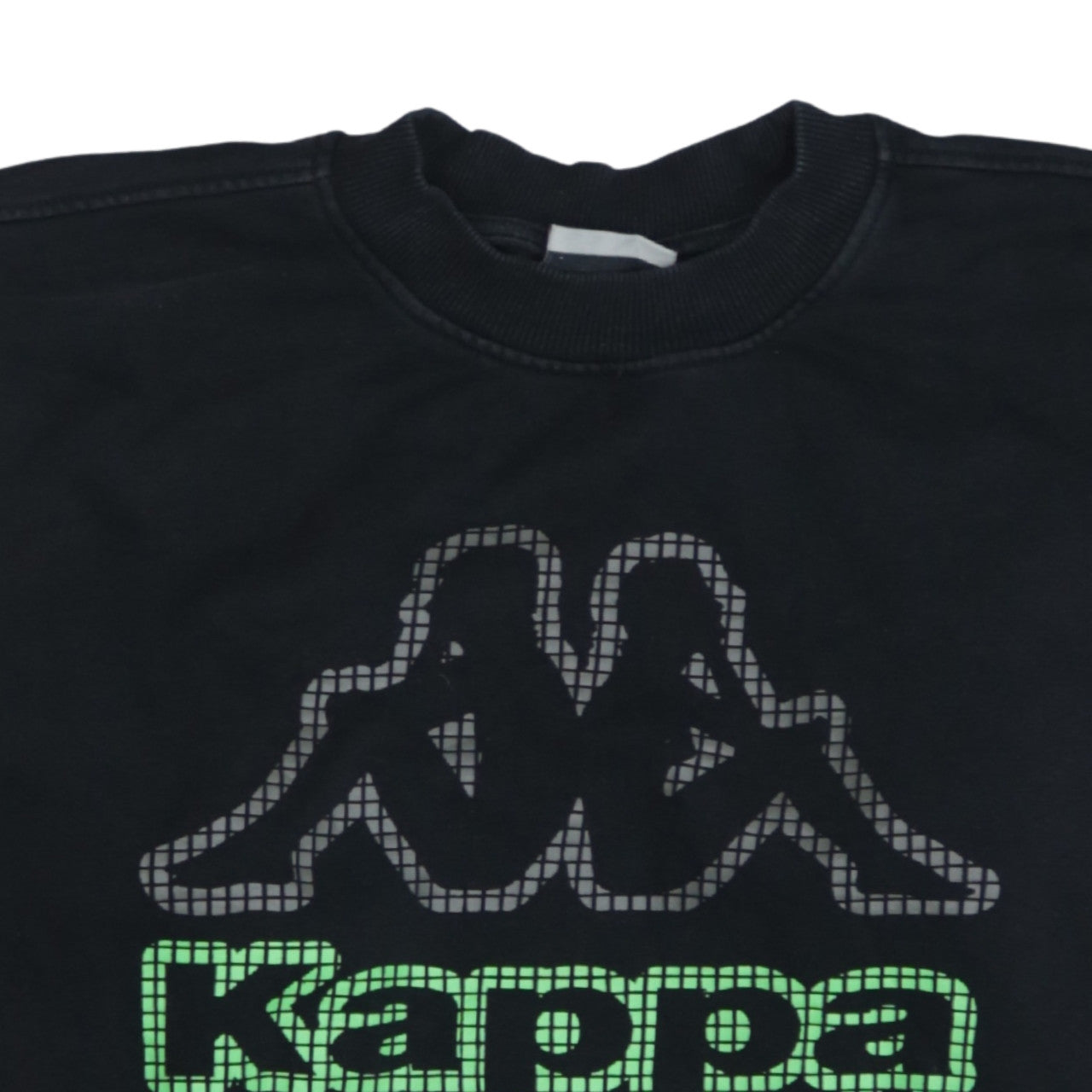 Kappa Men's Black Medium Pullover Sweatshirt Logo Graphic