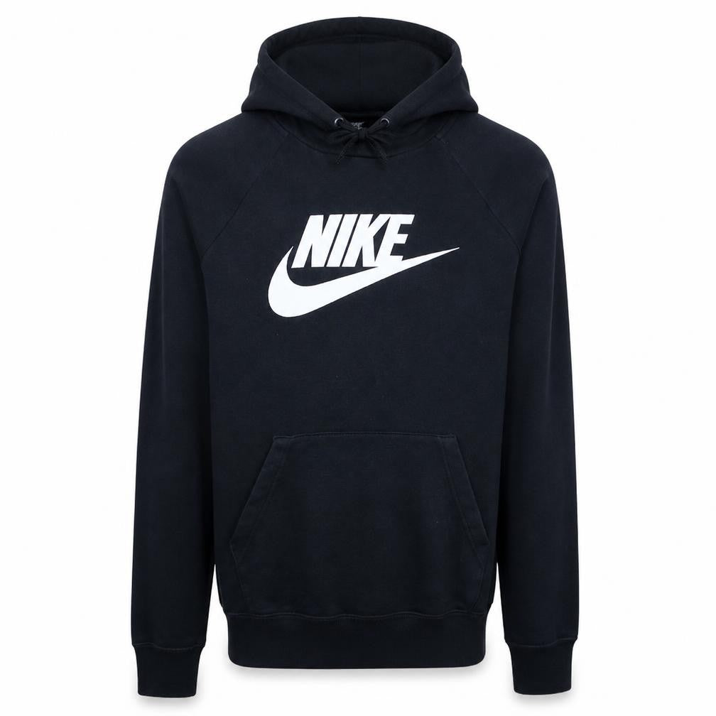 Nike Men's Black Pullover Hoodie Small Logo Sweatshirt