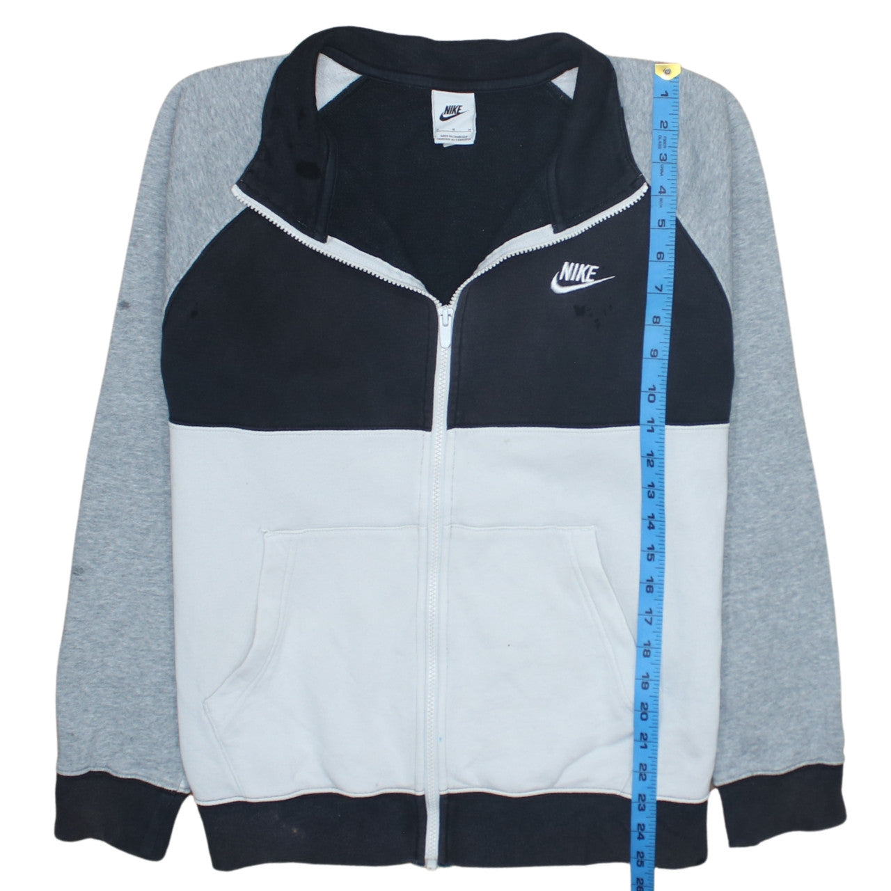 Nike Men's Black Full Zip Fleece Sweatshirt M