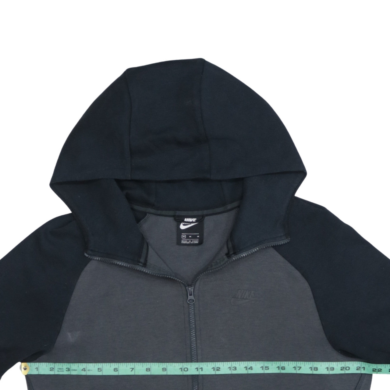 Nike Men's Grey Full Zip Hoodie Medium Sportswear