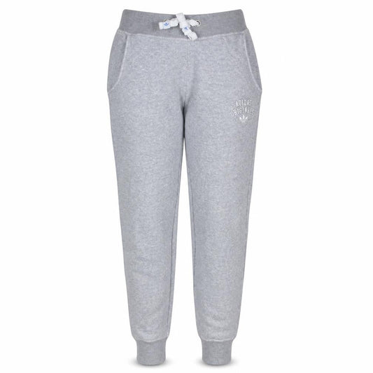 Adidas Originals Women's Grey Joggers Size 14 Regular Sweatpants