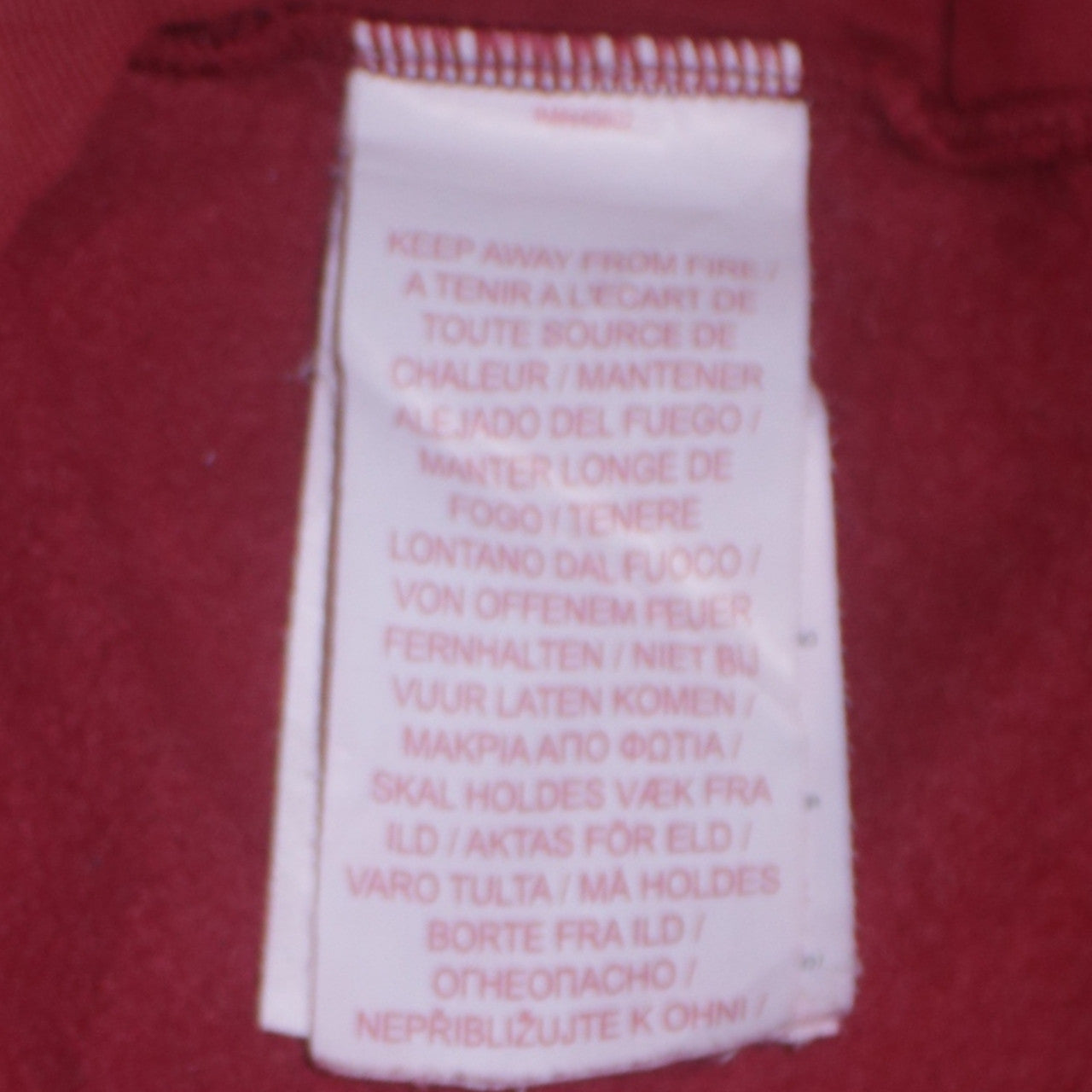 Nike Boys Red Half Zip Hoodie 12-13 Years Graphic Print Fleece Top