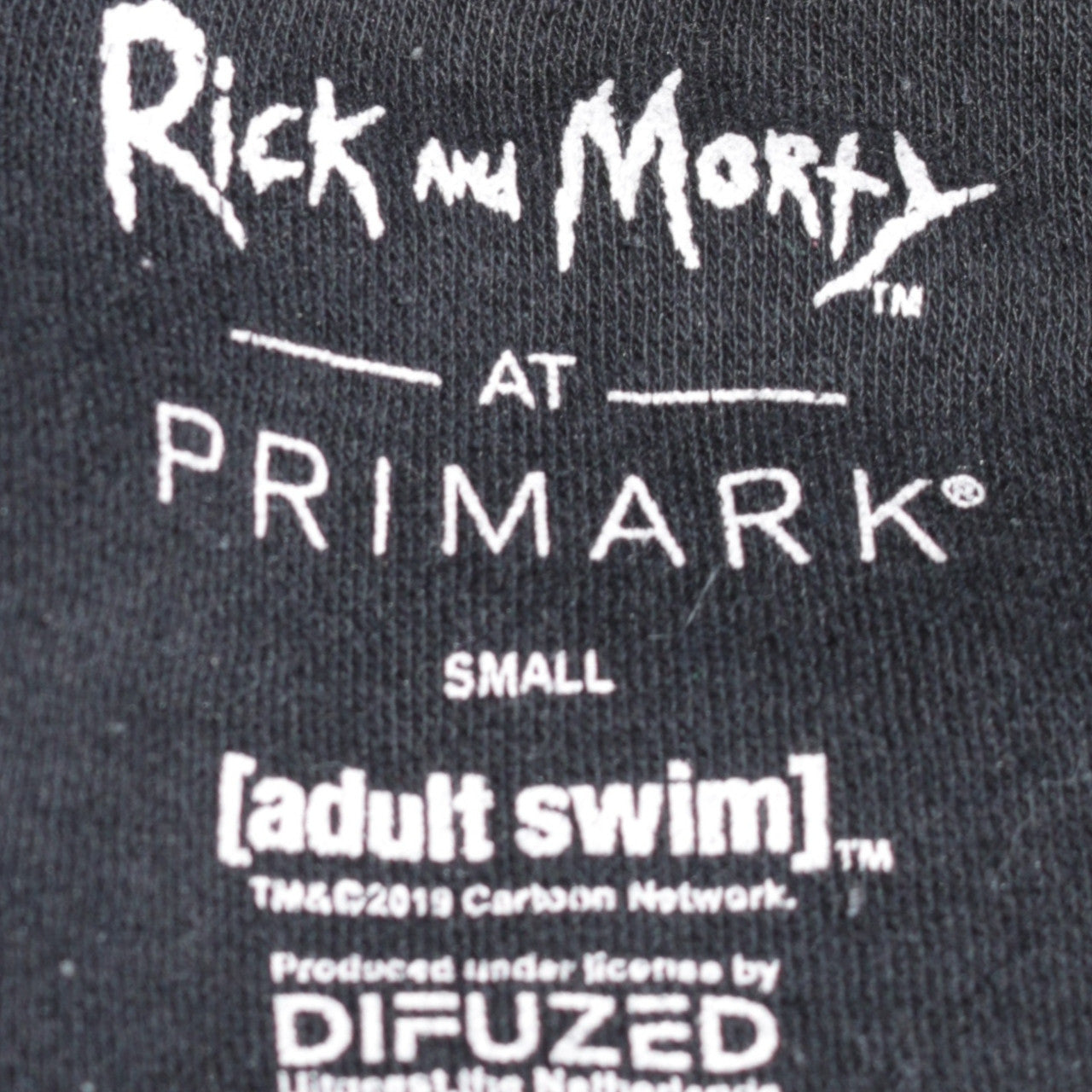 Primark Rick and Morty Men's Black Pullover Sweatshirt Size S