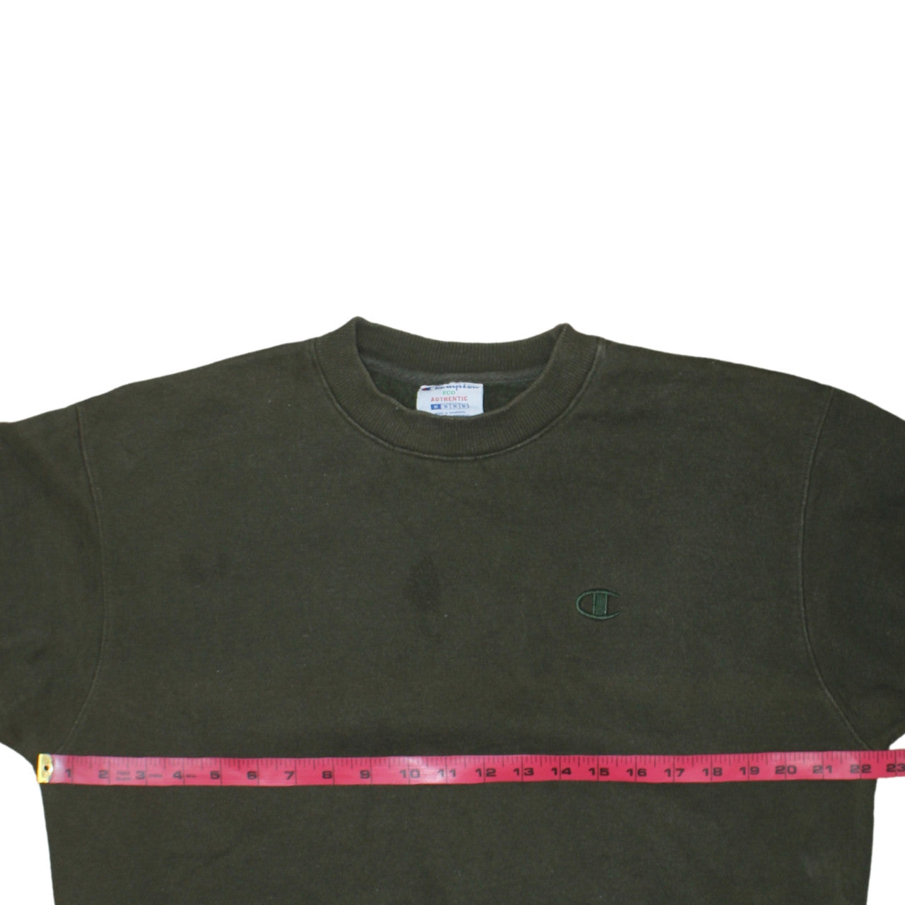 Champion Men's Green Crew Neck Pullover Sweatshirt Size M