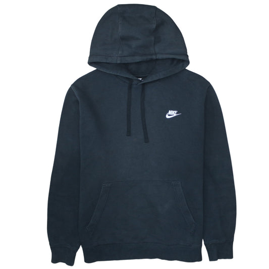 Nike Men's Black Pullover Hoodie L Regular Fit Fleece Sweatshirt