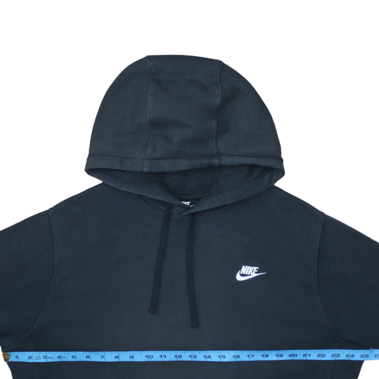 Nike Men's Black Pullover Hoodie L Regular Fit Fleece Sweatshirt