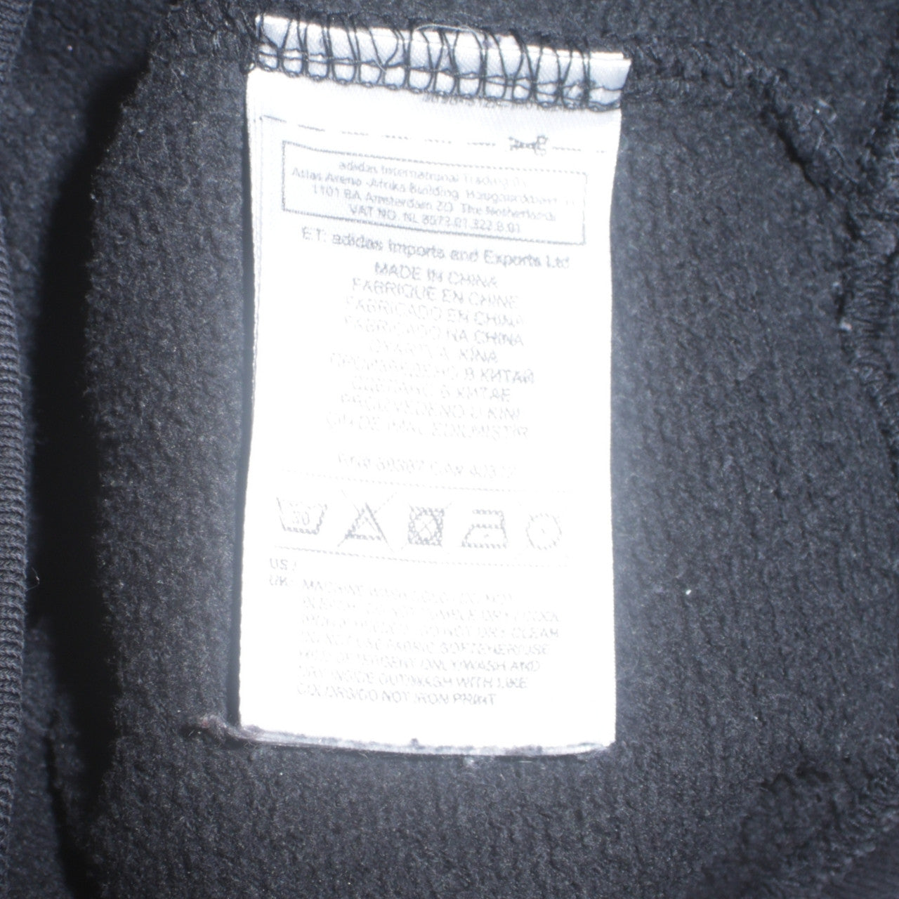 Adidas Womens Black XS Crew Neck Pullover Sweatshirt with Logo