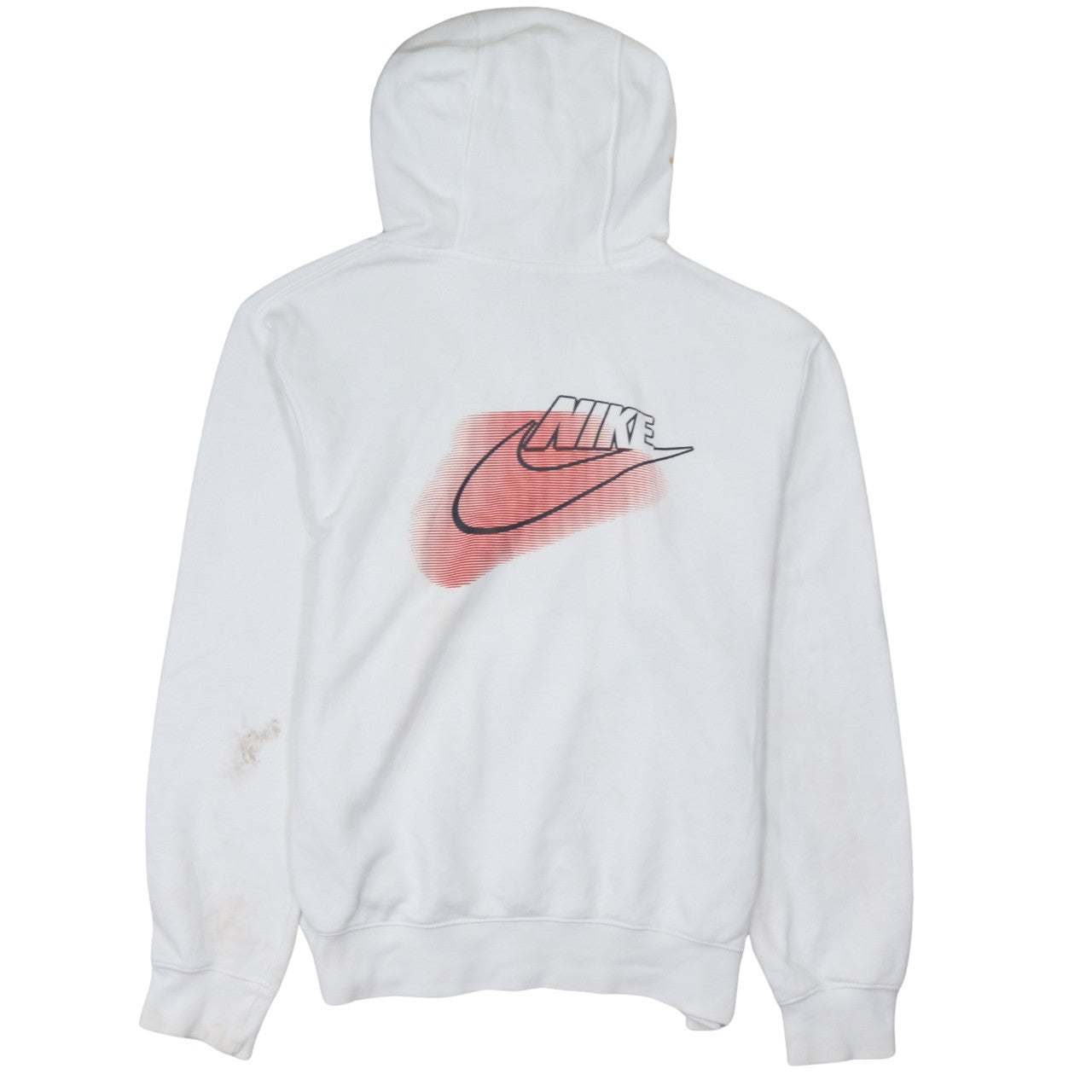 Nike Men's White Pullover Hoodie Small Graphic Logo Sportswear