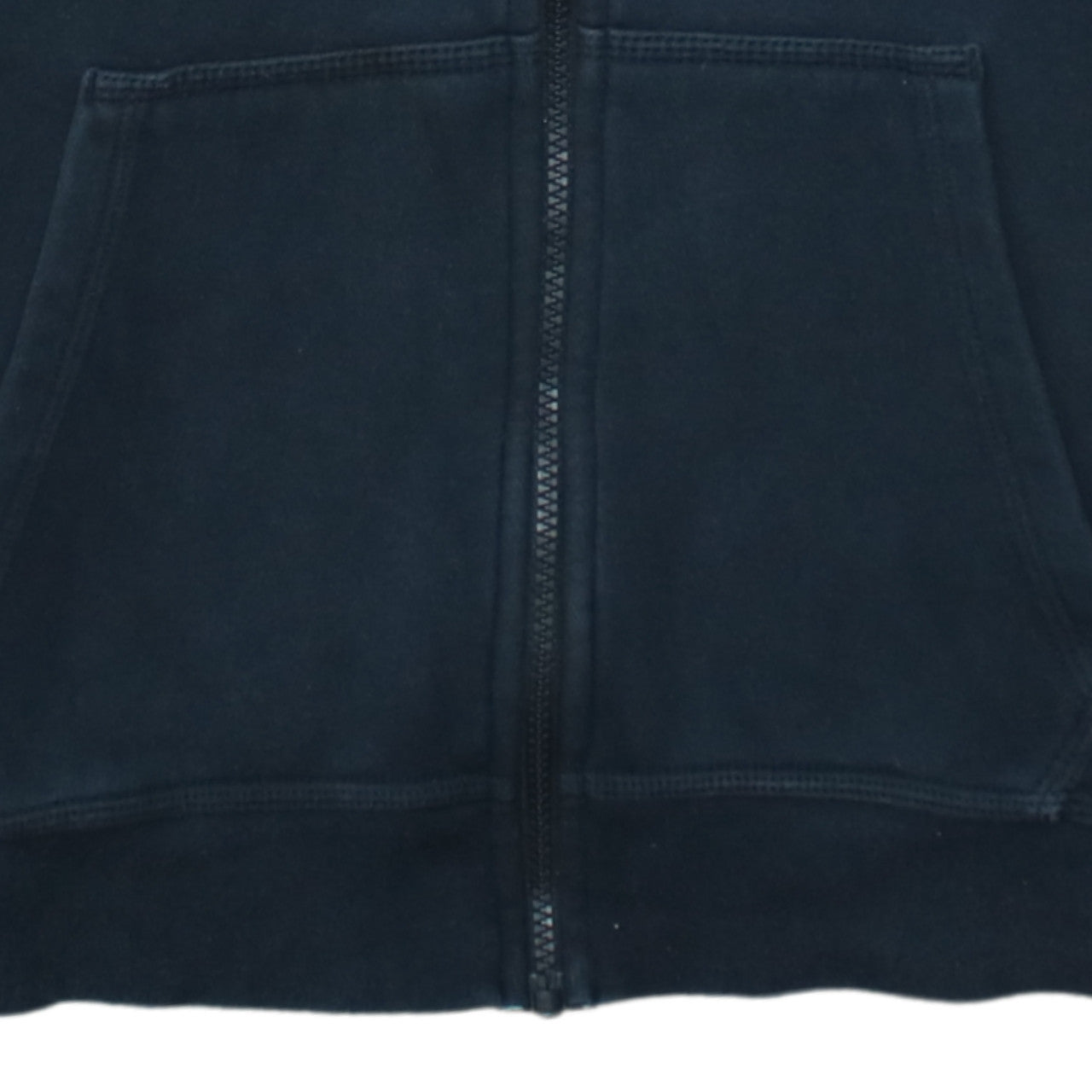 Nike Women's Black Full Zip Hoodie M Cotton Blend Sportswear