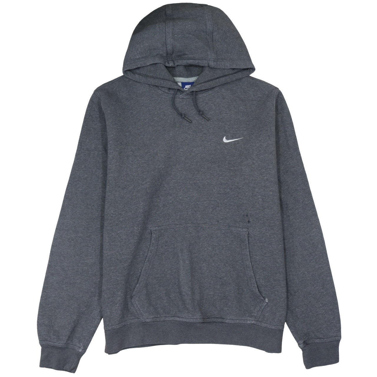 Nike Men’s Grey Pullover Hoodie XL Regular Fit Sports Fleece
