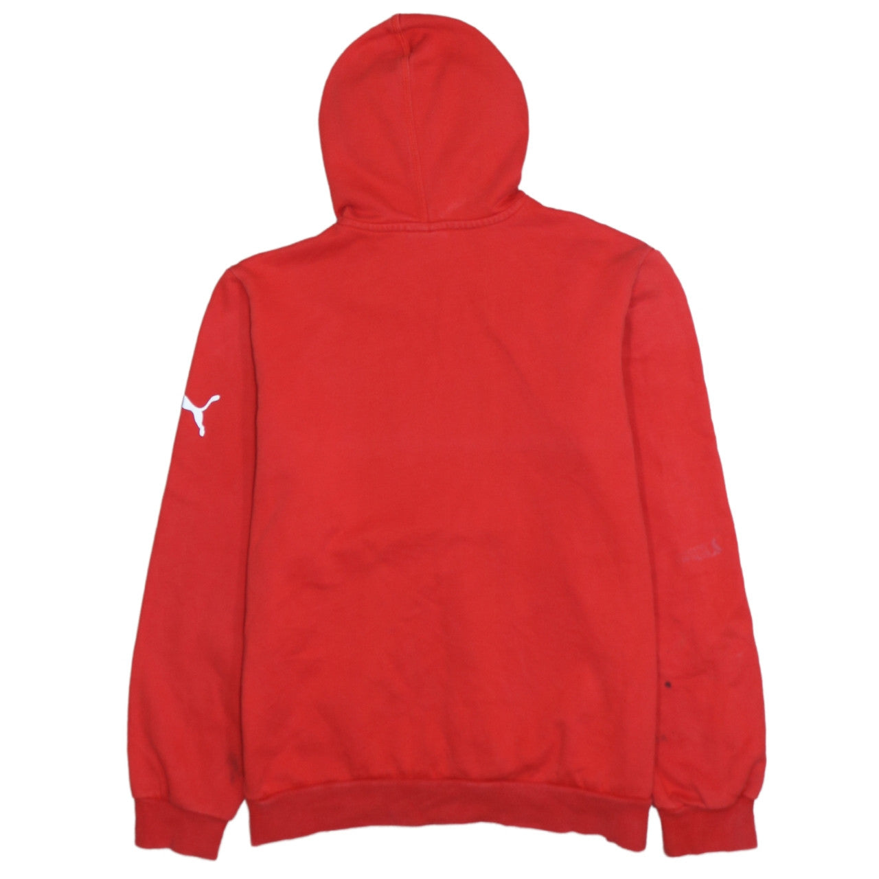 Puma Boys Red Pullover Hoodie 14 Years 164cm Tir Eoghain Logo Sportswear