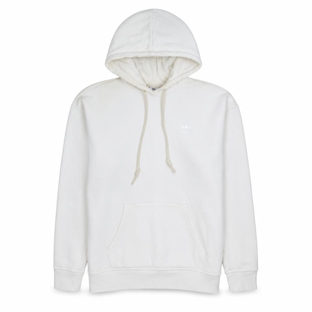 Adidas Women Ivory Hoodie Size 10 Pullover Cotton Classic Fit