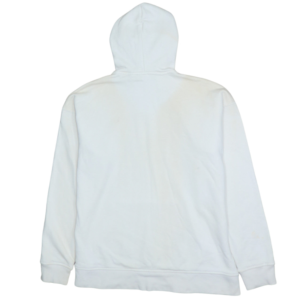 Adidas Women Ivory Hoodie Size 10 Pullover Cotton Classic Fit