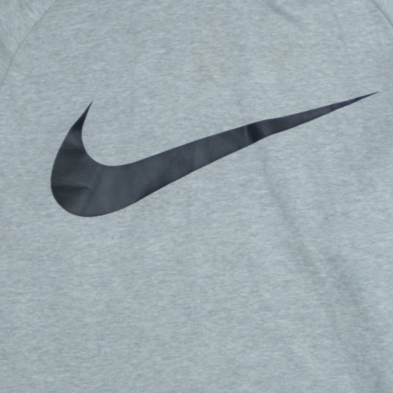 Nike Mens Grey Pullover Hoodie Small Dri-Fit Sports Logo Sweatshirt