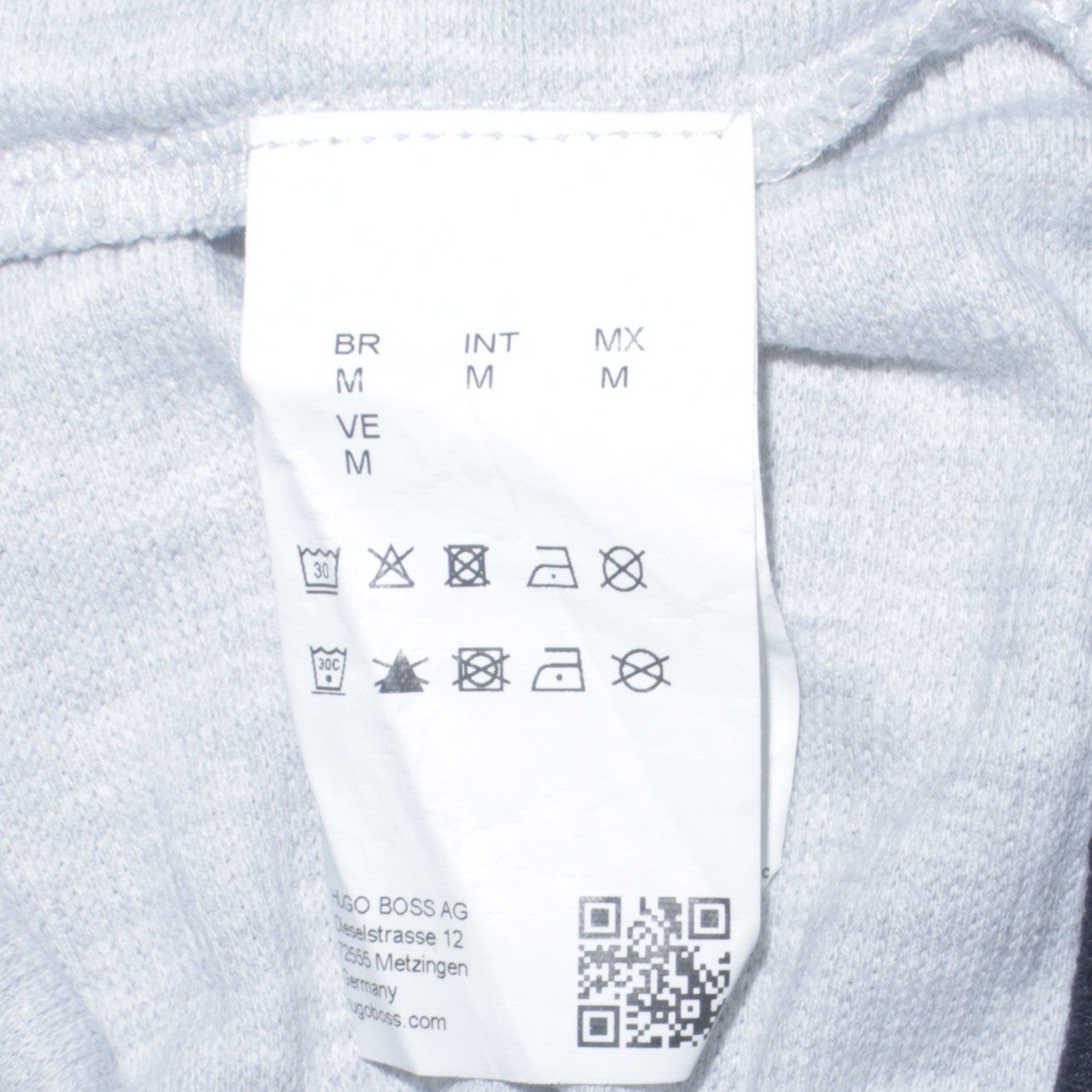 Hugo Boss Men's Grey Logo Pullover Sweatshirt M Regular Fit